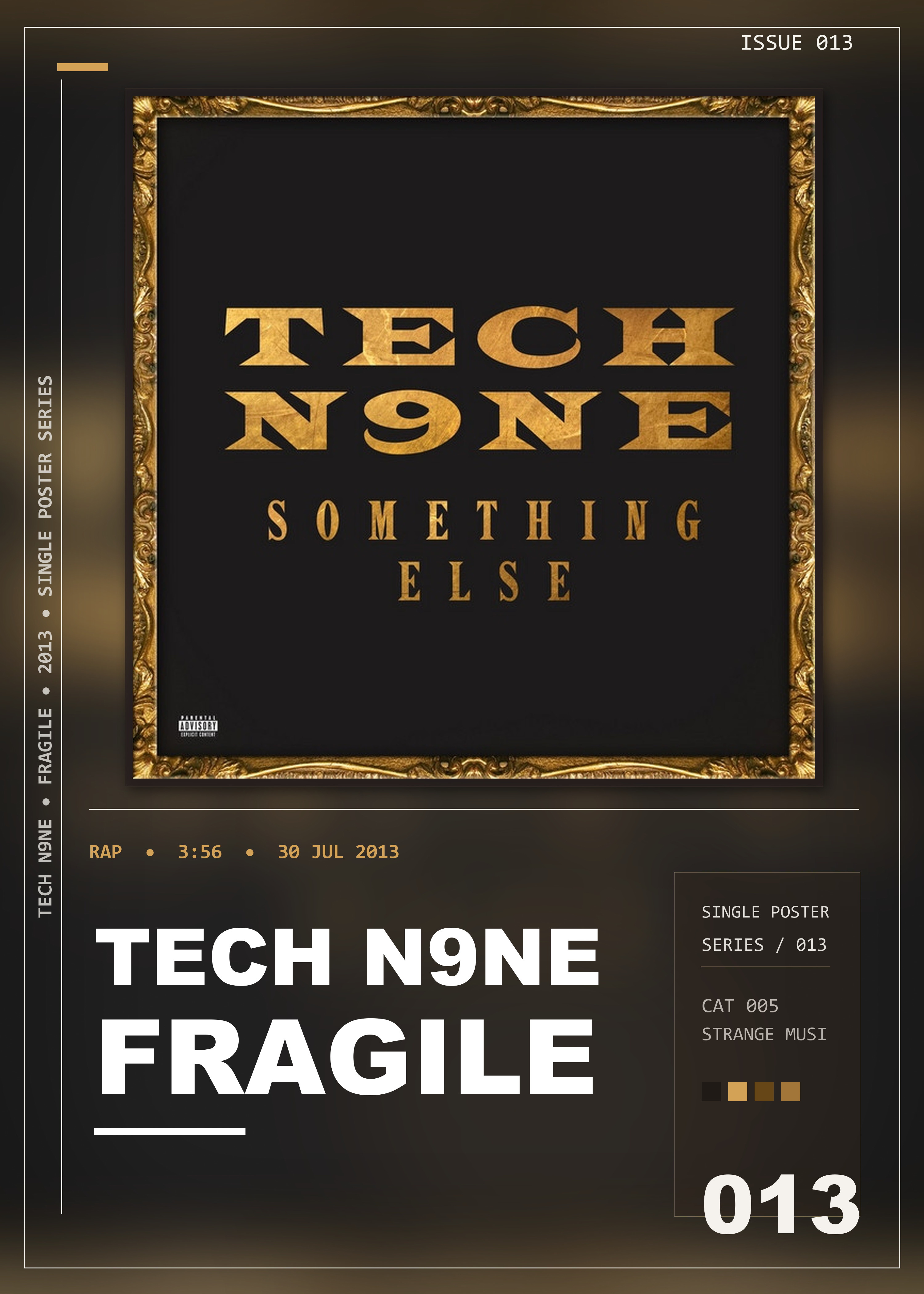 Music poster: Tech N9ne - Fragile