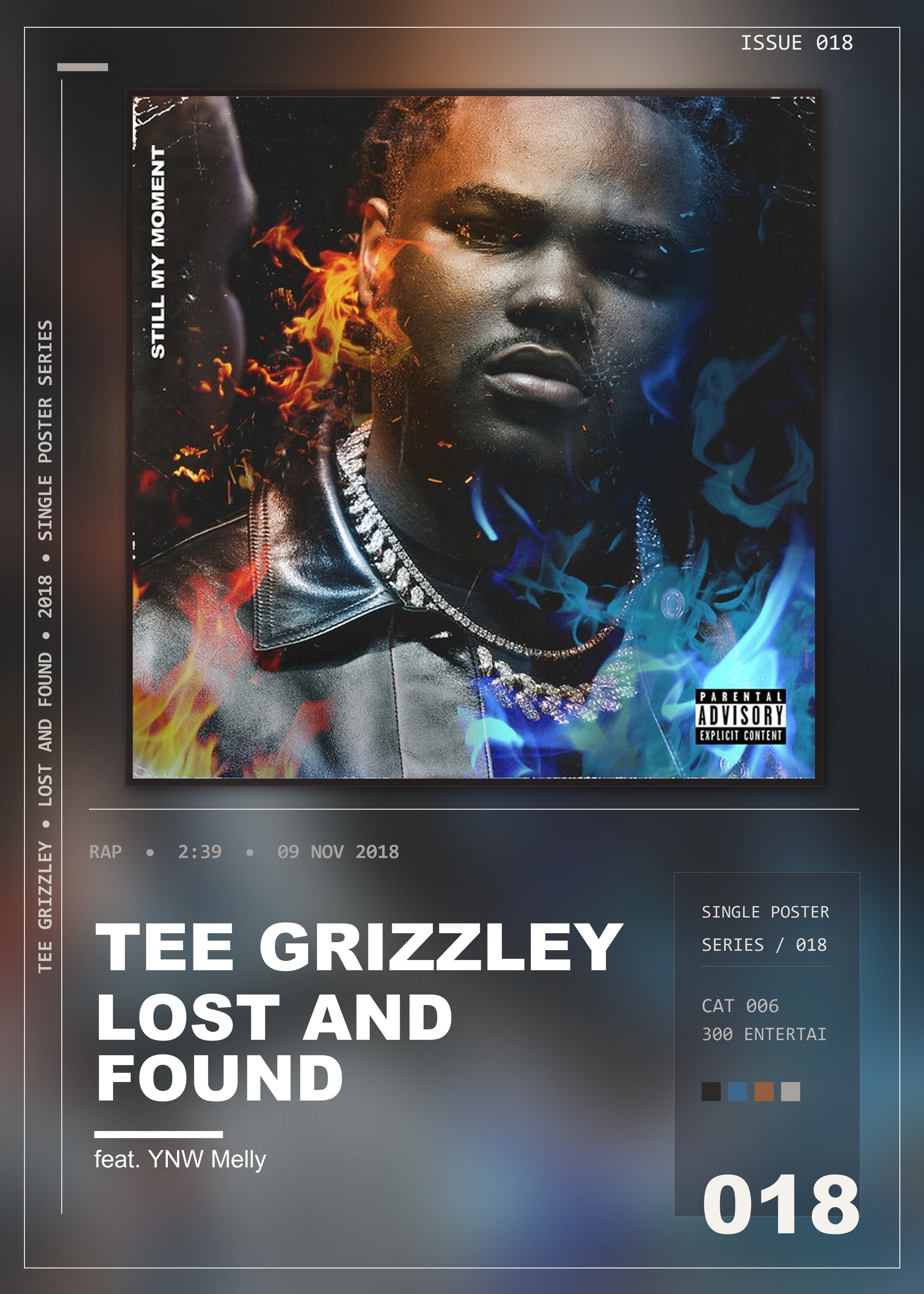 Music poster: Tee Grizzley - Lost and Found feat YNW Melly