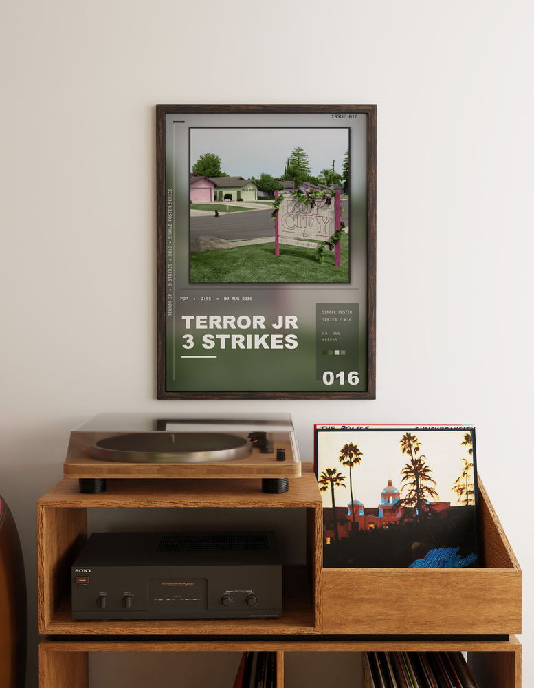 Music poster: Terror Jr - 3 Strikes