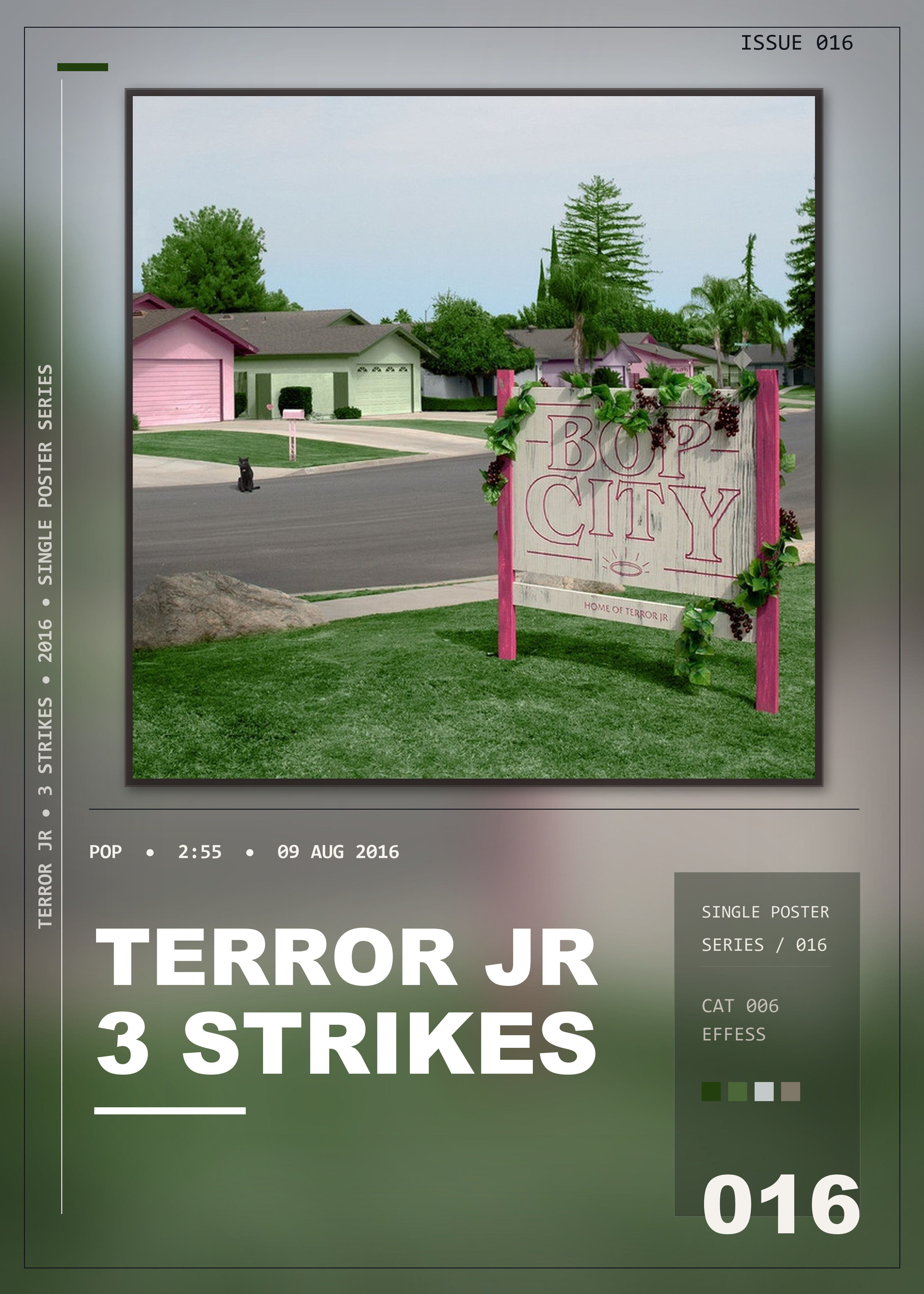 Music poster: Terror Jr - 3 Strikes