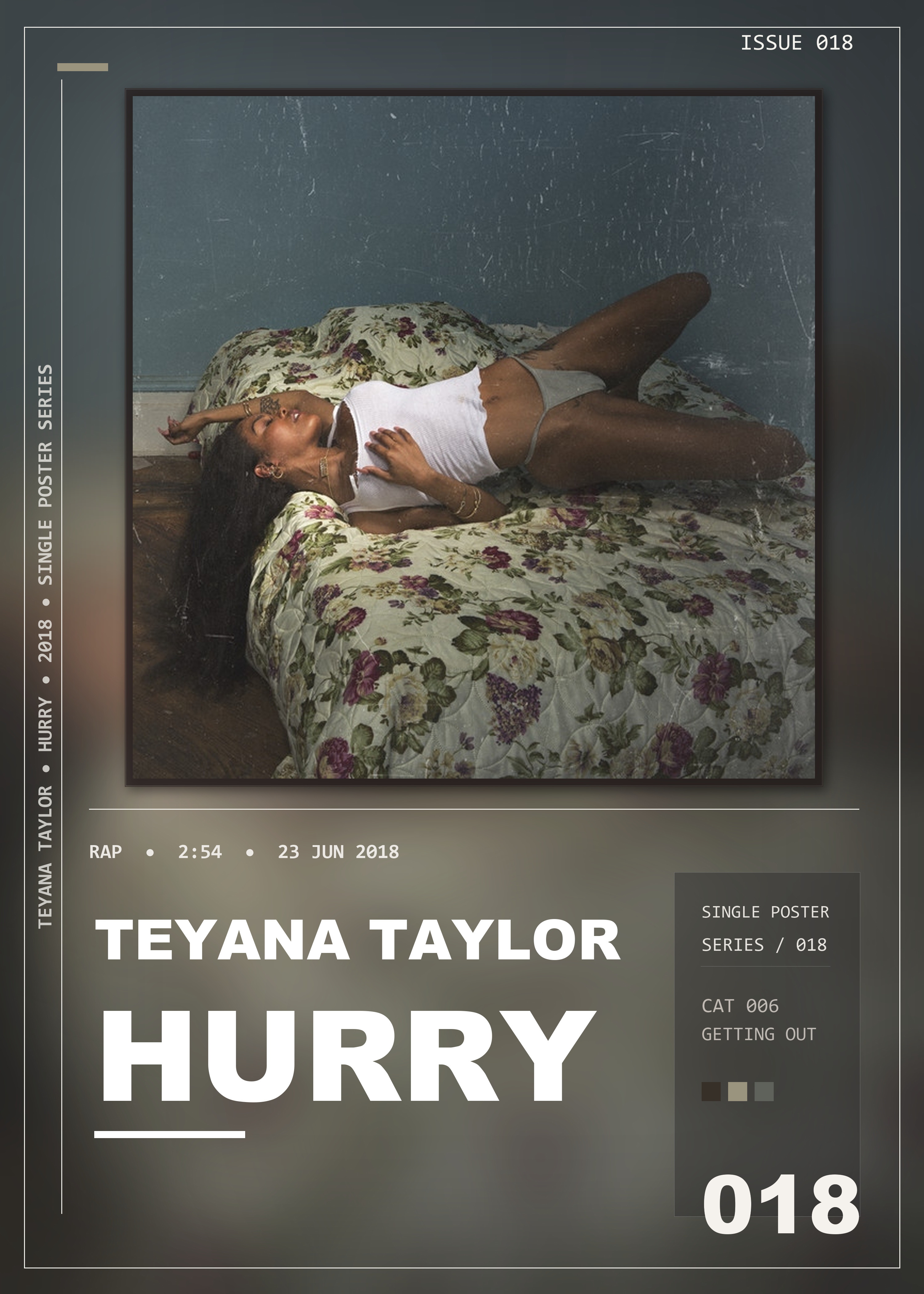 Music poster: Teyana Taylor - Hurry