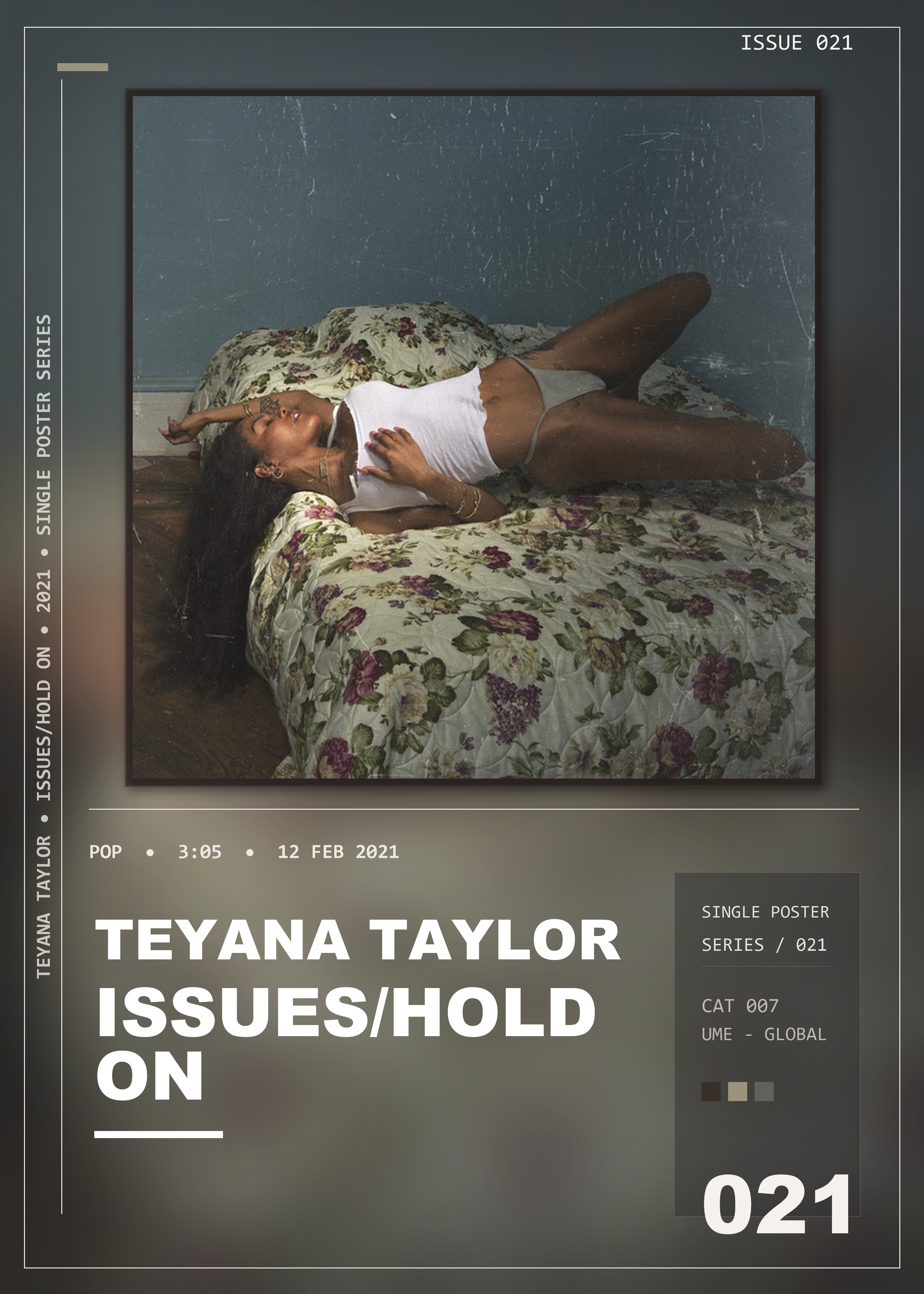 Music poster: Teyana Taylor - IssuesHold On