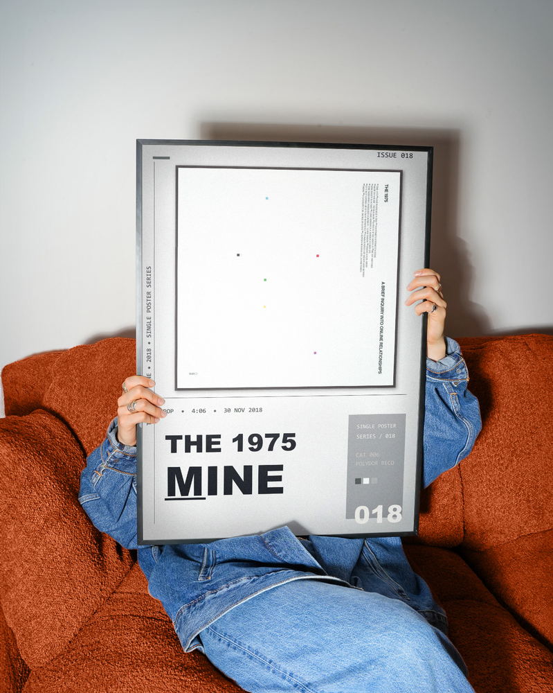 Music poster: The 1975 - Mine