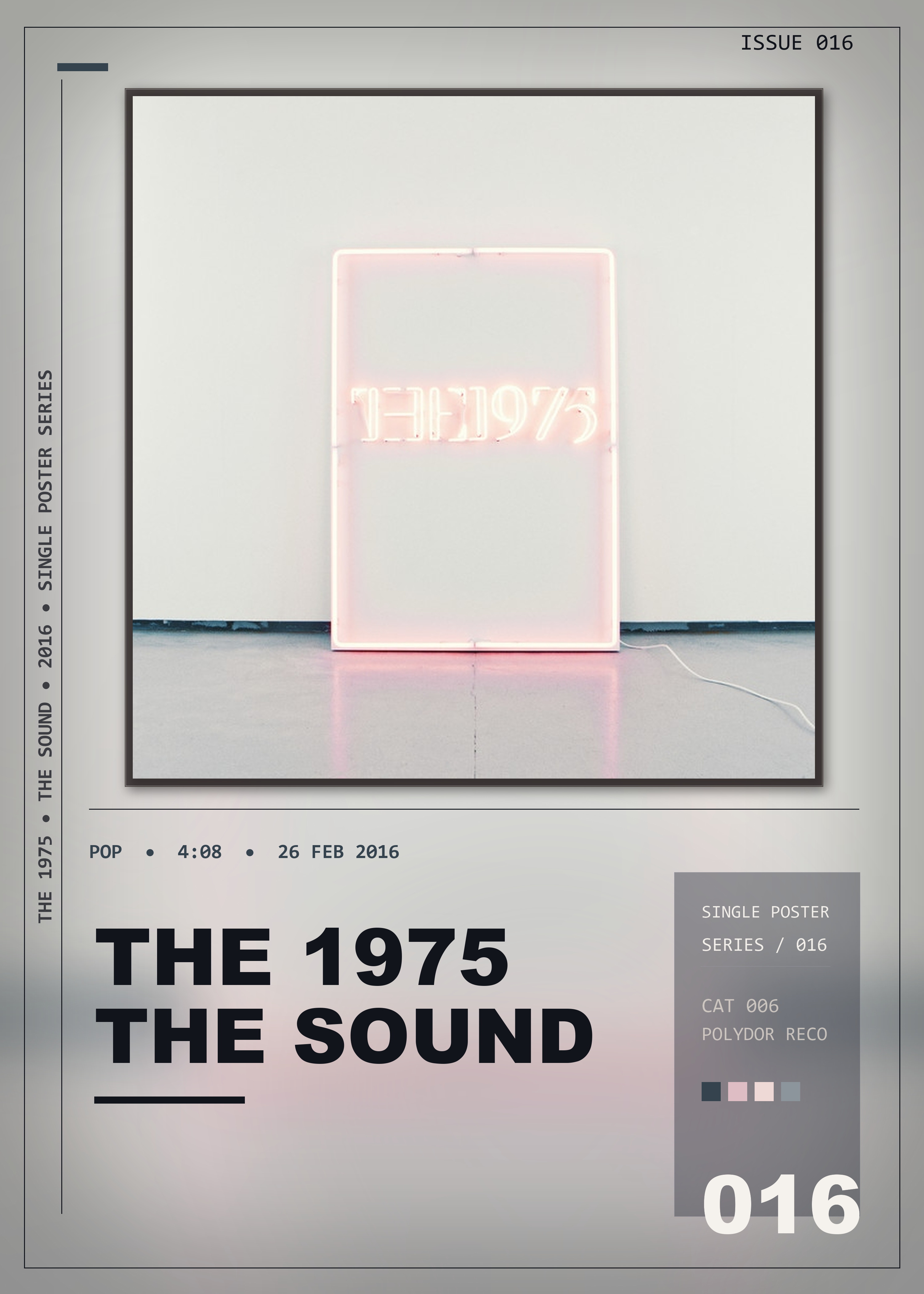 Music poster: The 1975 - The Sound