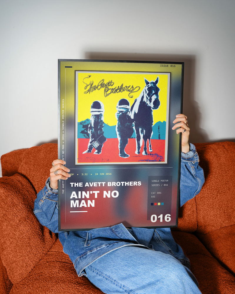 Music poster: The Avett Brothers - Aint No Man