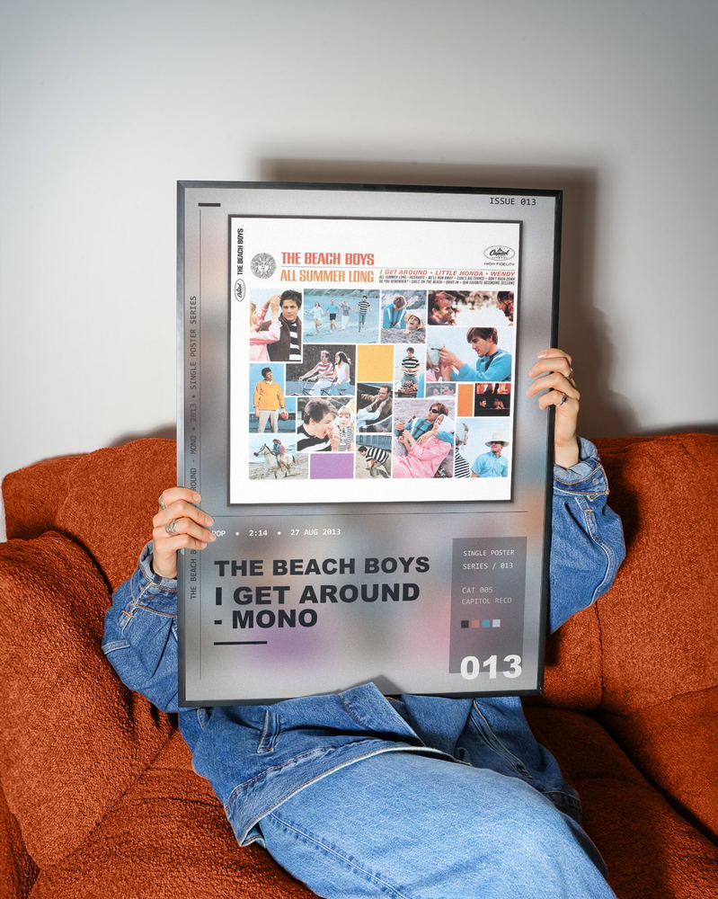 Music poster: The Beach Boys - I Get Around Mono - Mono