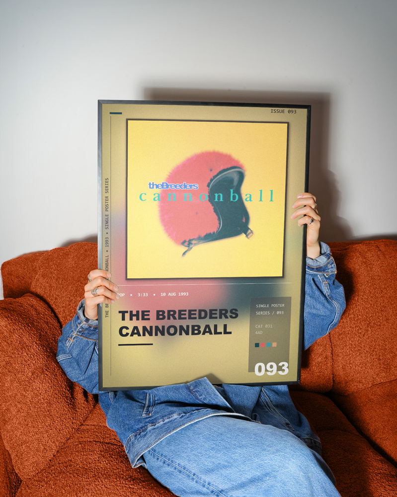 Music poster: The Breeders - Cannonball