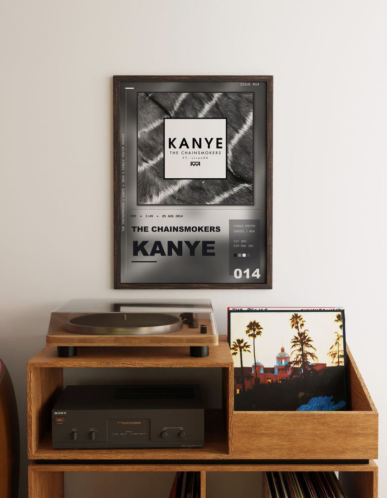 Music poster: The Chainsmokers - Kanye