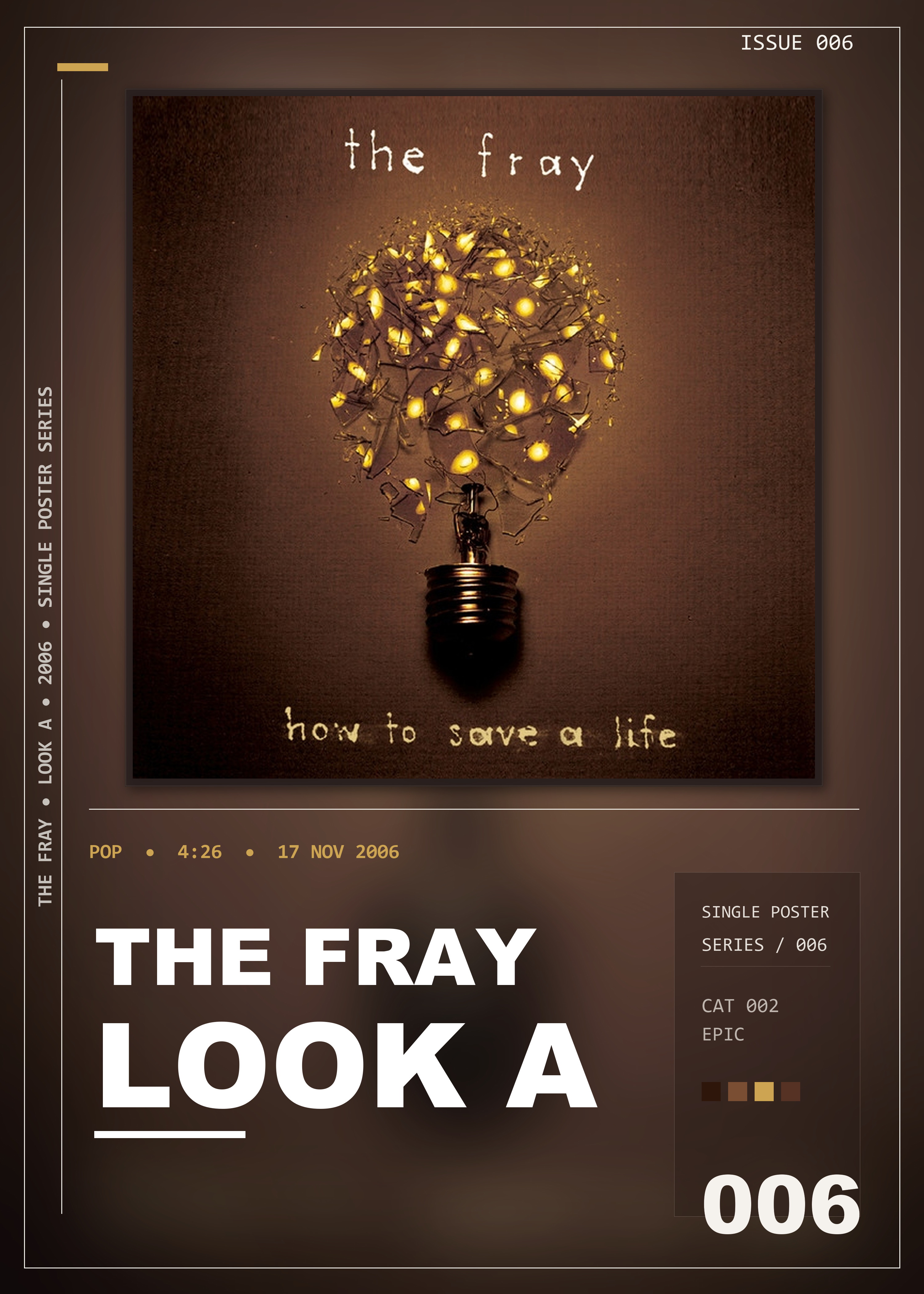 Music poster: The Fray - Look After You