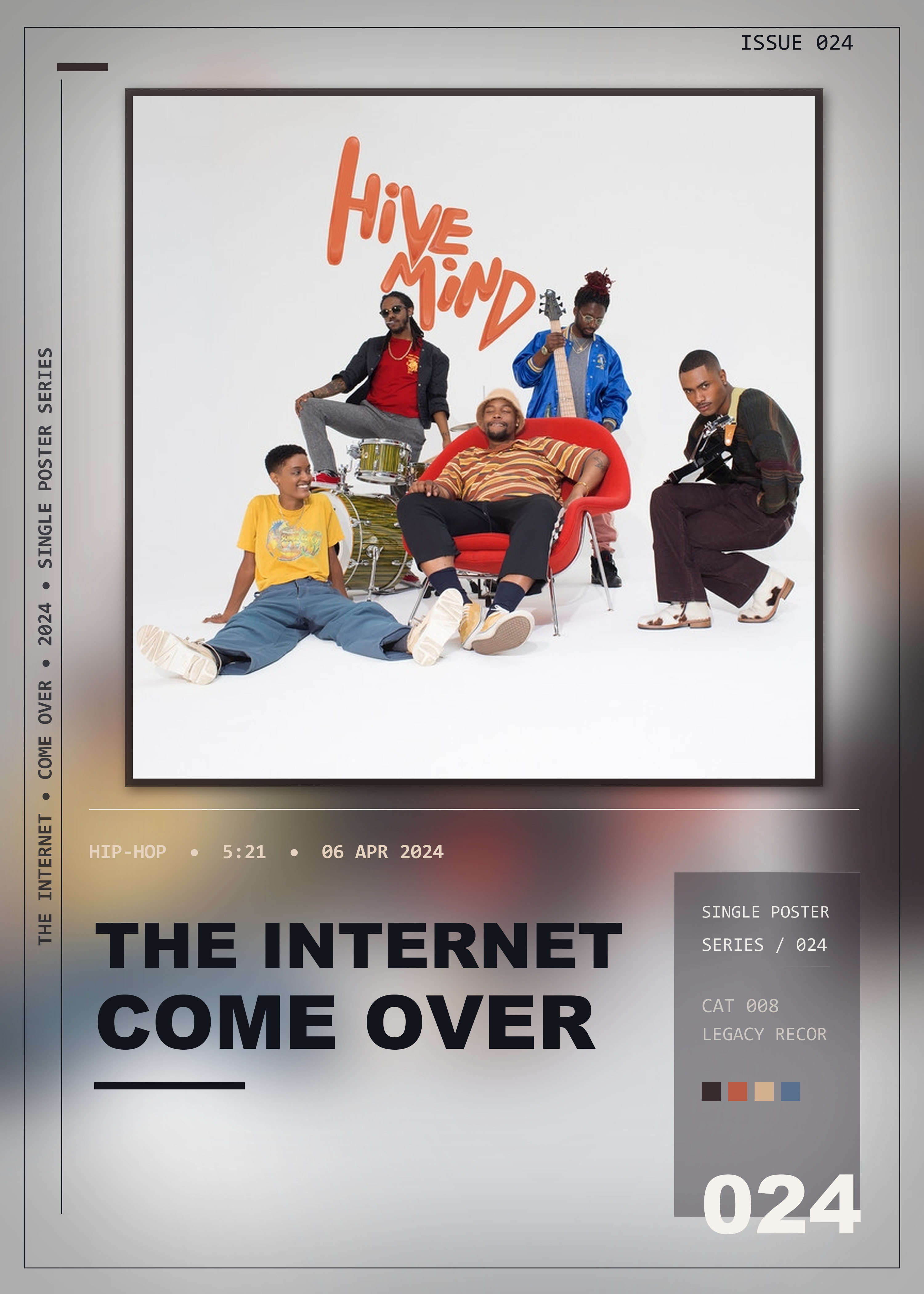 Music poster: The Internet - Come Over