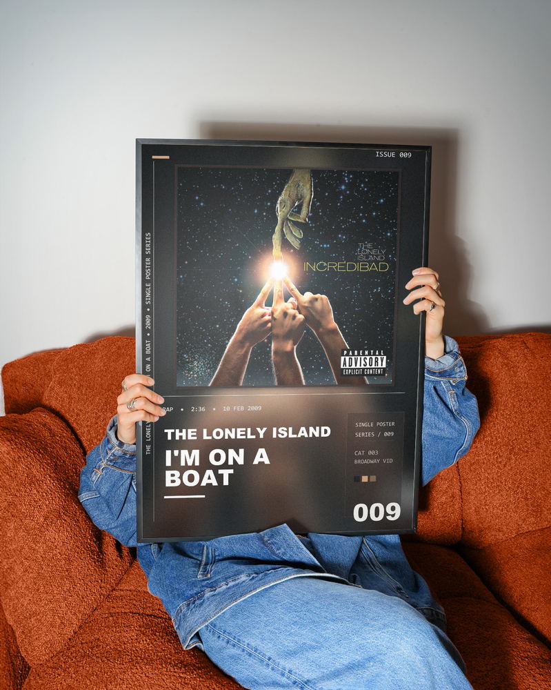 Music poster: The Lonely Island - Im On A Boat