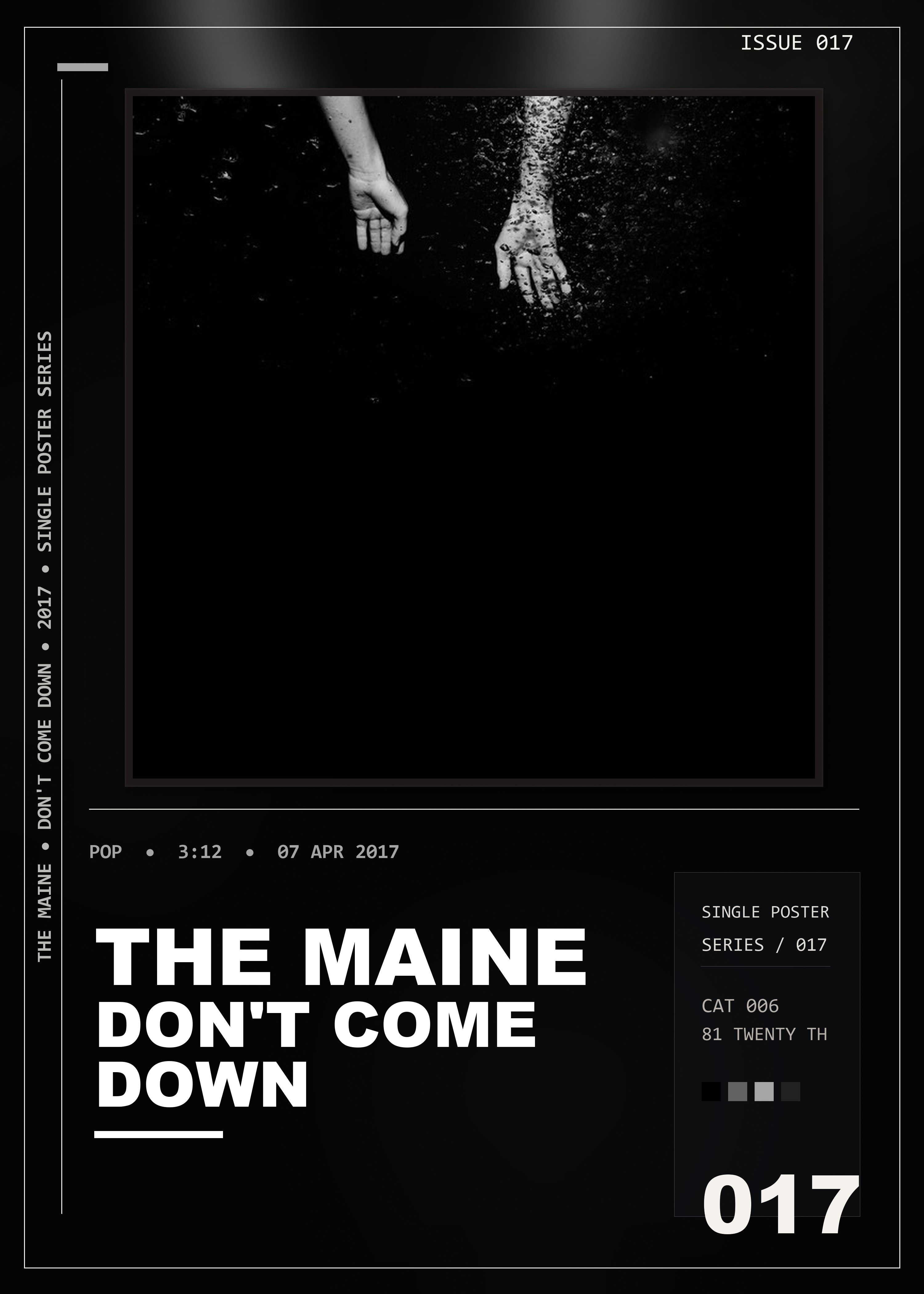 Music poster: The Maine - Dont Come Down