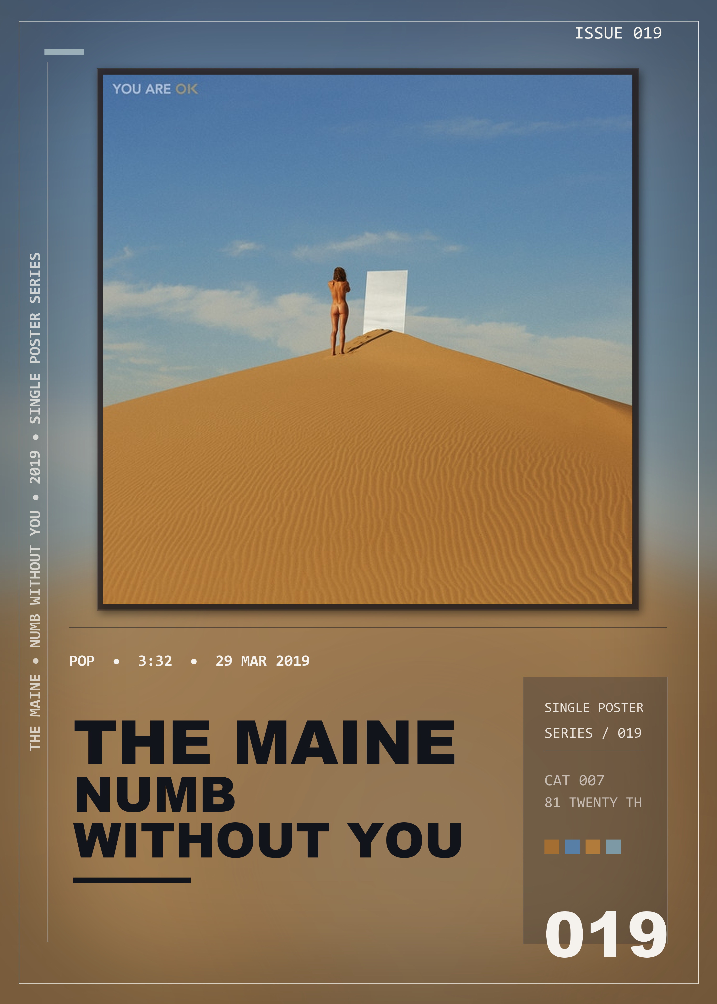 Music poster: The Maine - Numb Without You