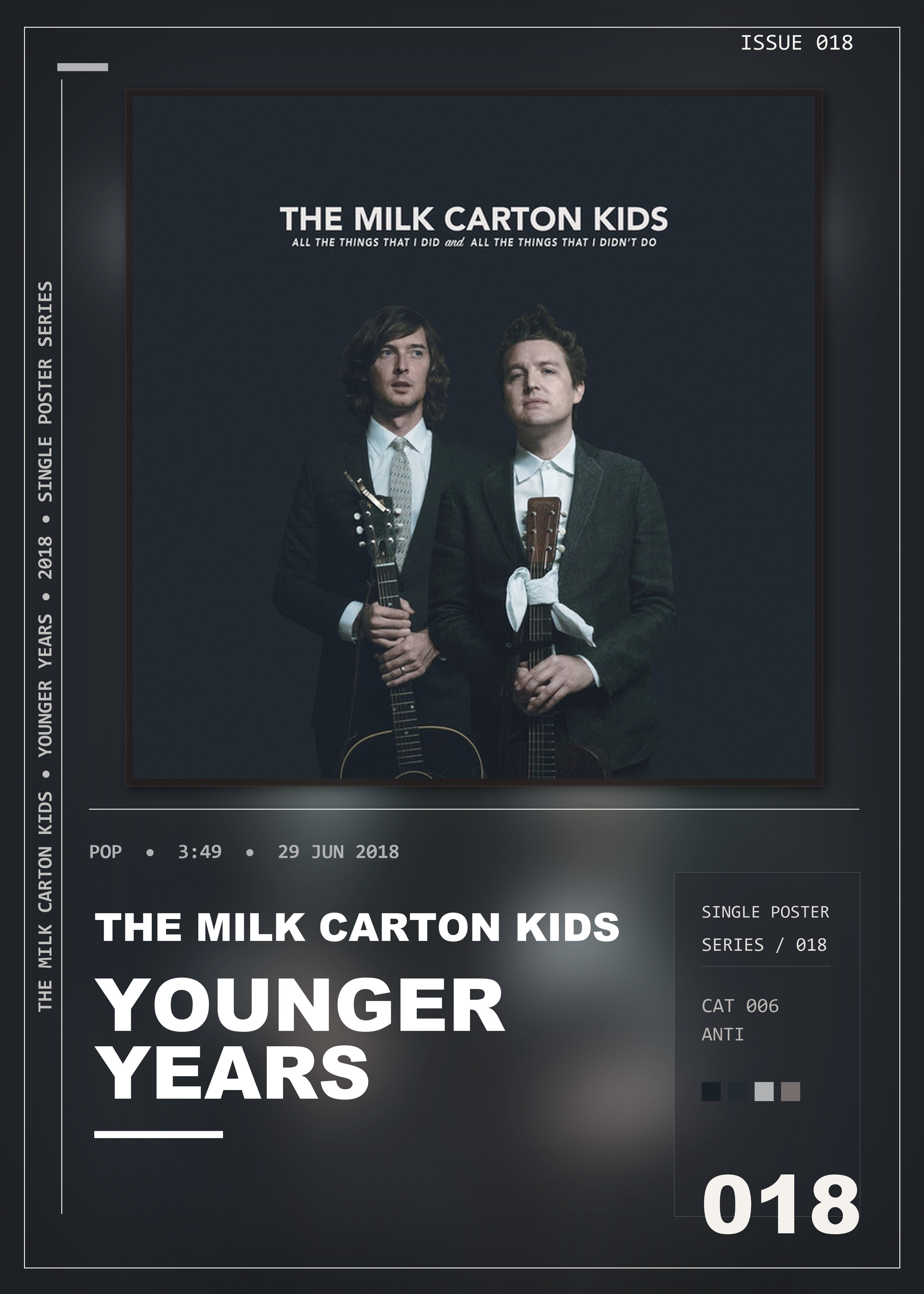 Music poster: The Milk Carton Kids - Younger Years