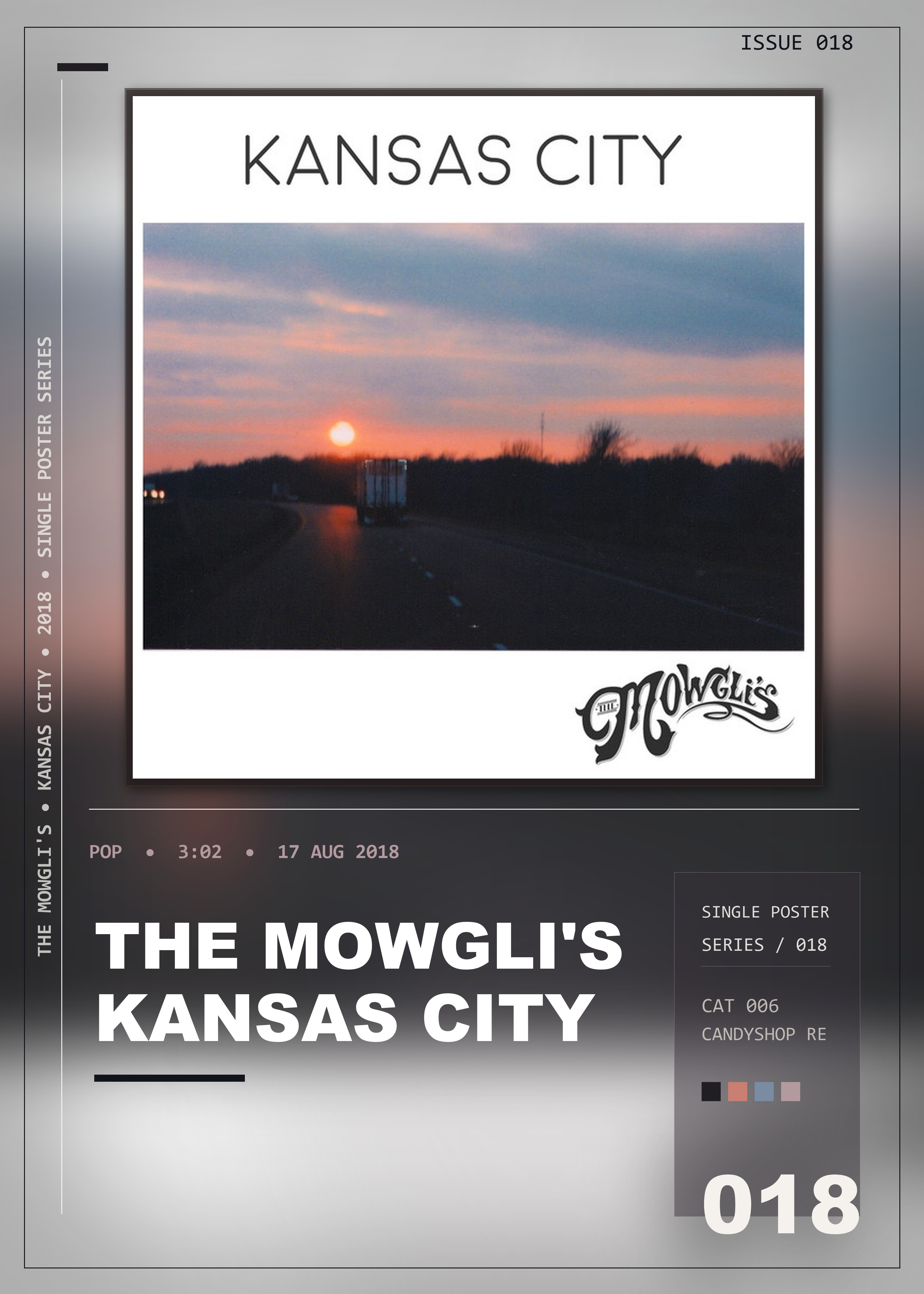 Music poster: The Mowglis - Kansas City