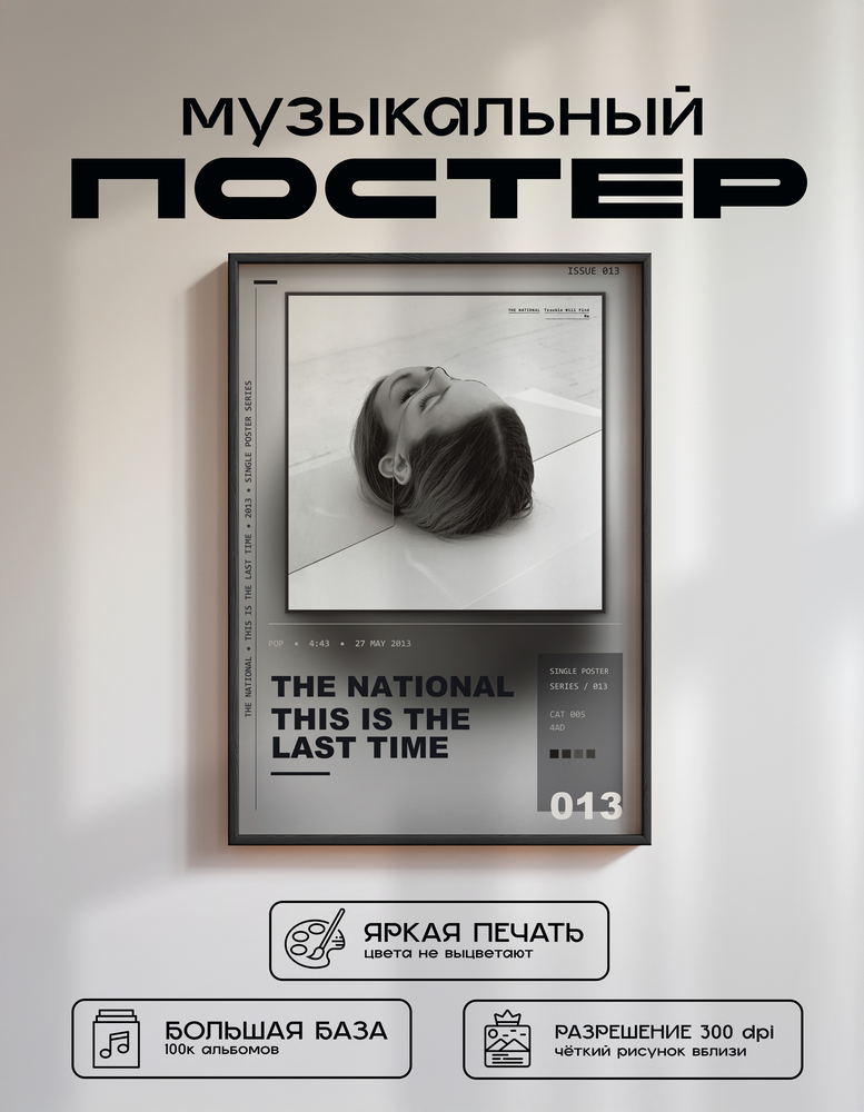 Music poster: The National - This Is The Last Time