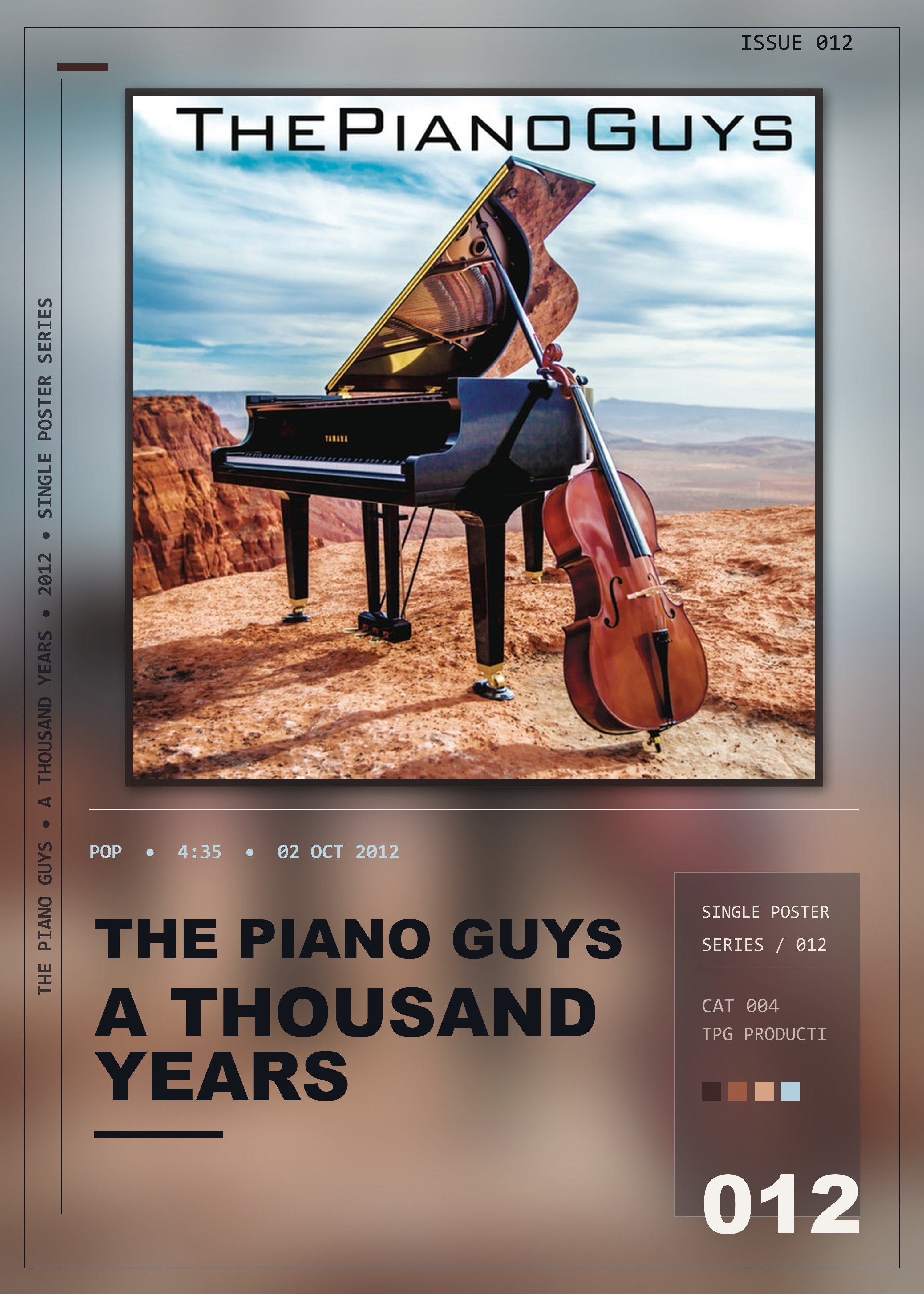 Music poster: The Piano Guys - A Thousand Years