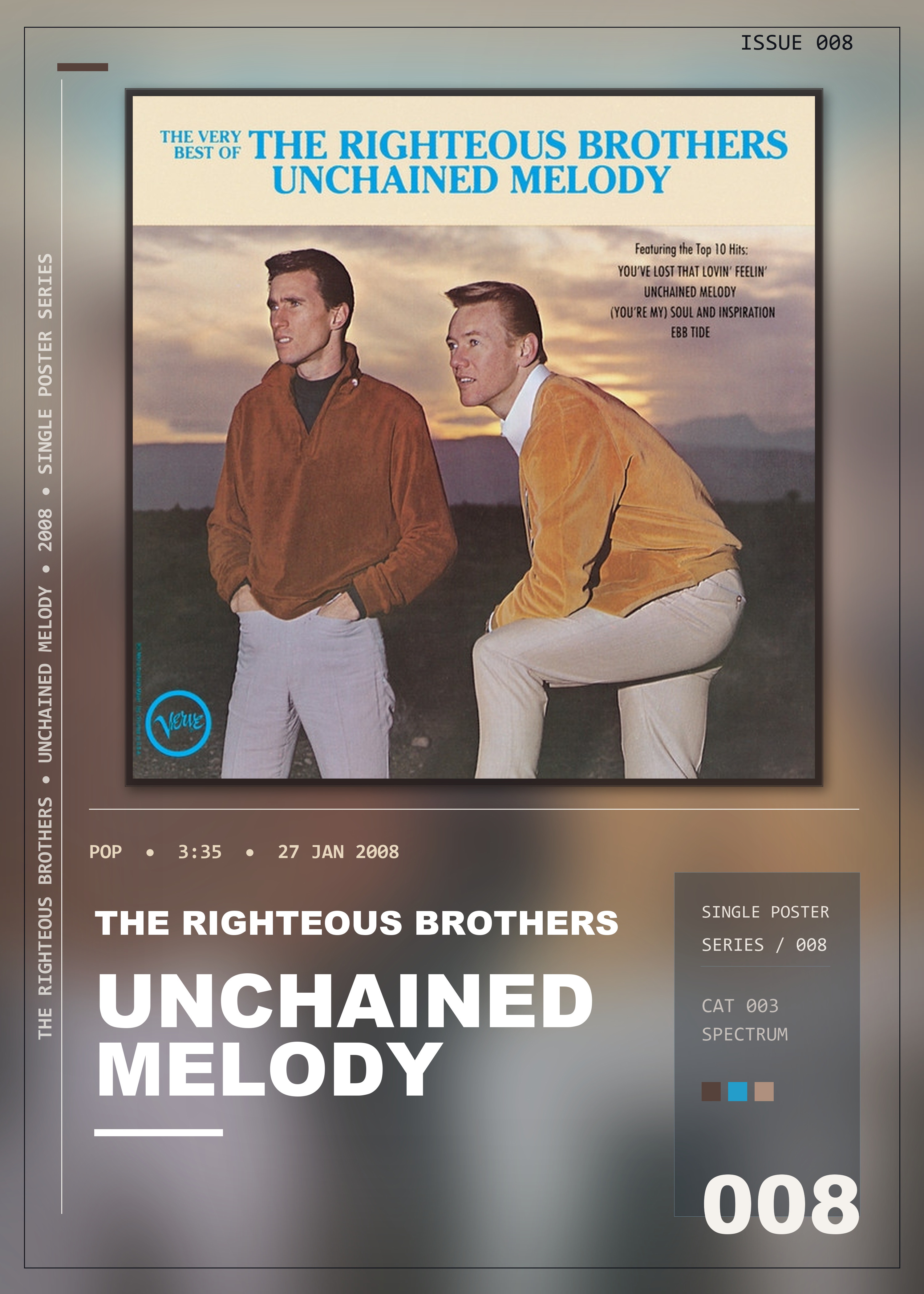Music poster: The Righteous Brothers - Unchained Melody