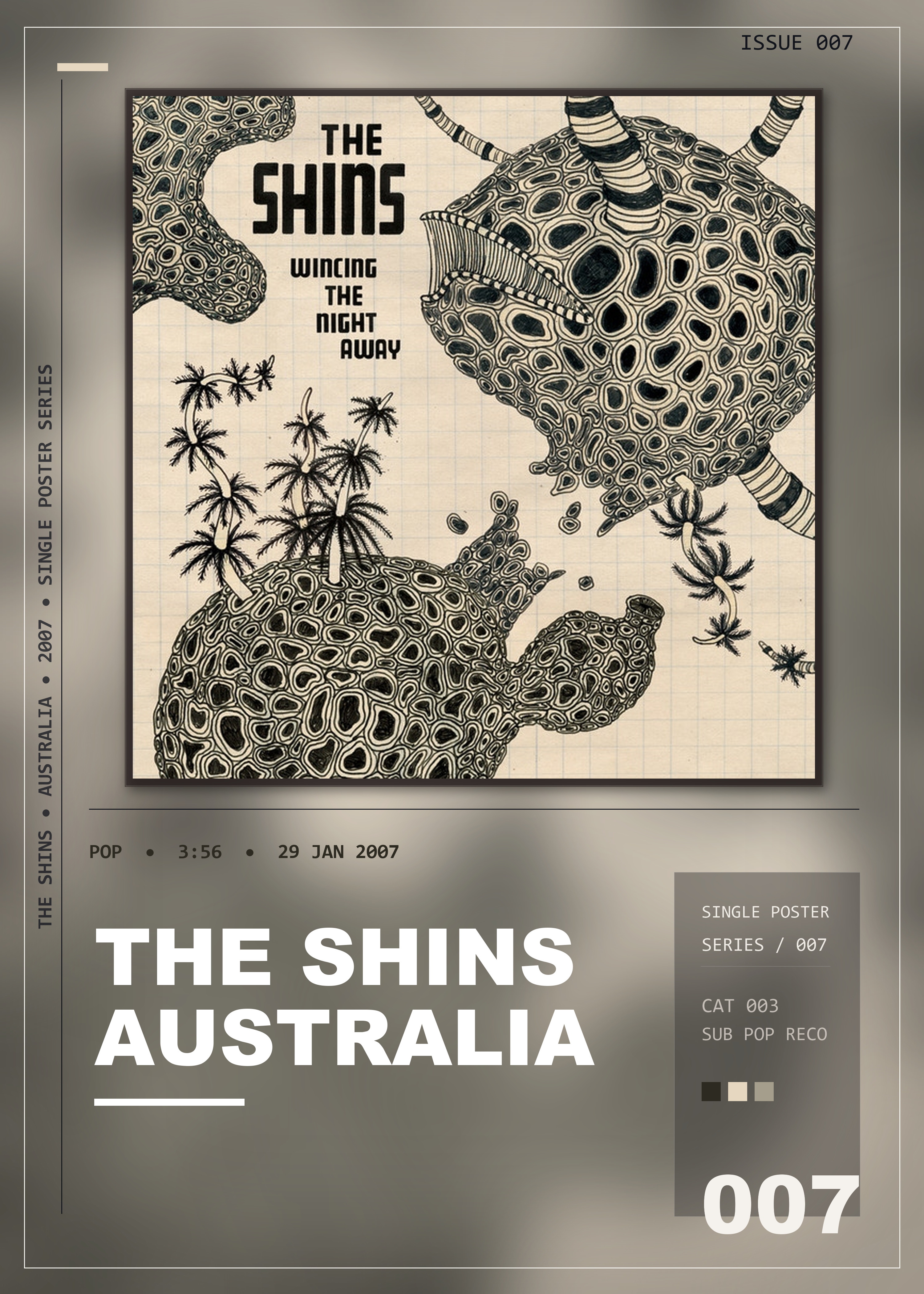 Music poster: The Shins - Australia
