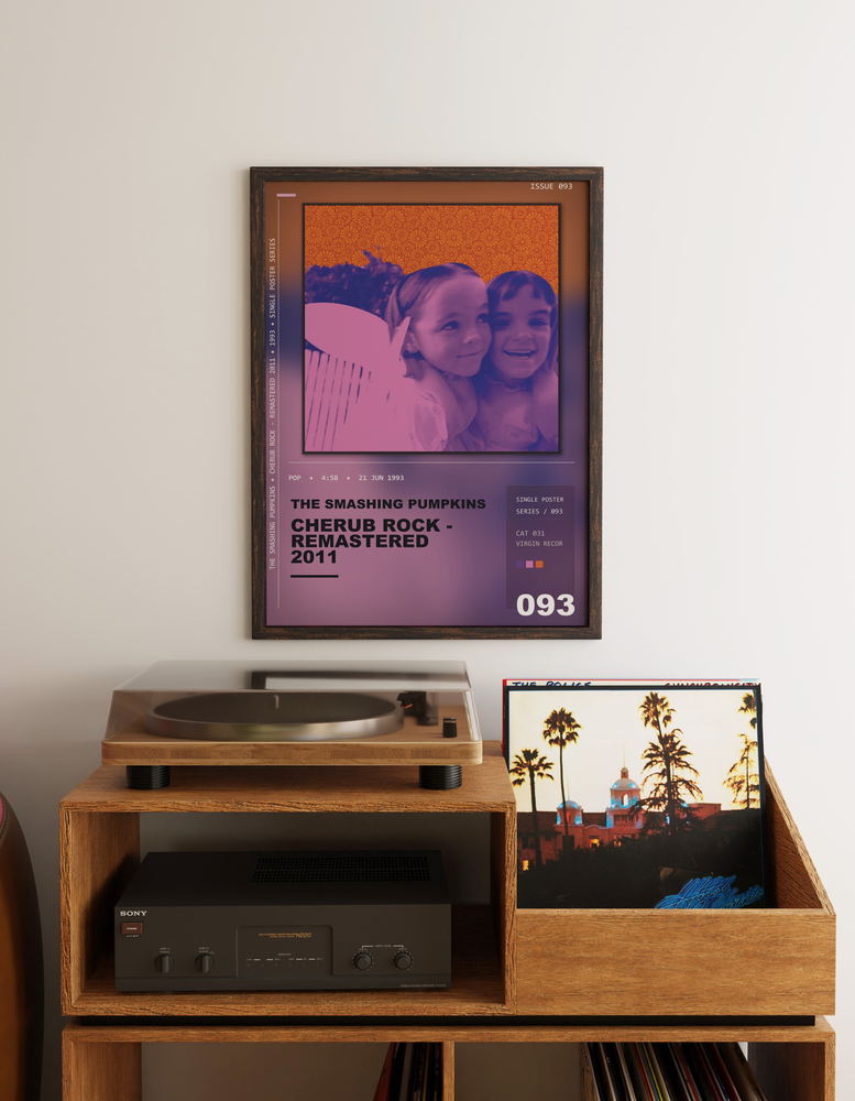 Music poster: The Smashing Pumpkins - Cherub Rock - Remastered 2011