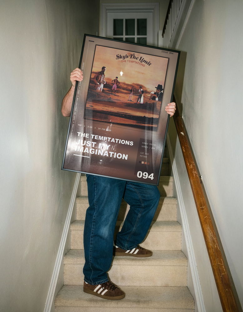Music poster: The Temptations - Just My Imagination Running Away With Me