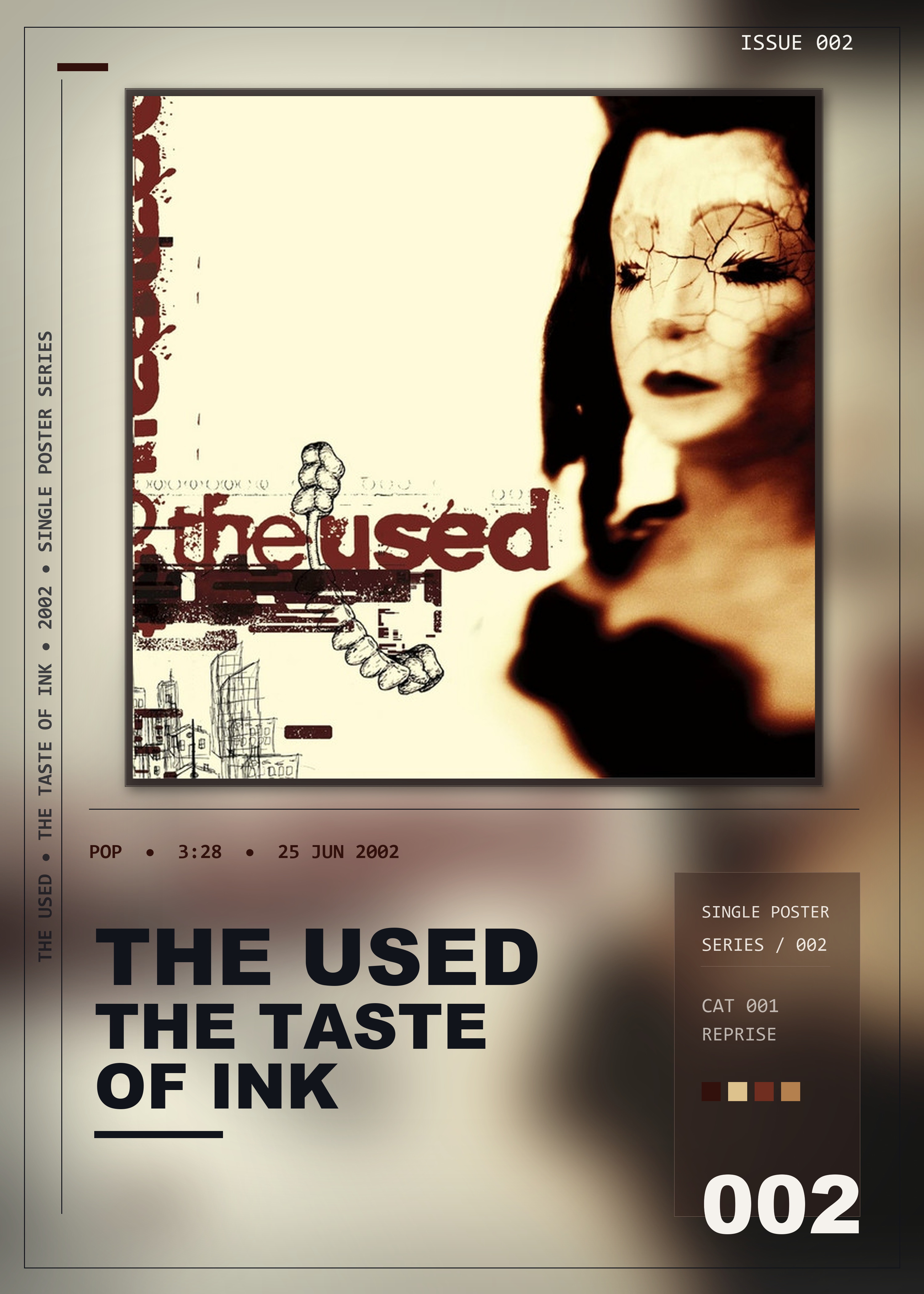 Music poster: The Used - The Taste Of Ink