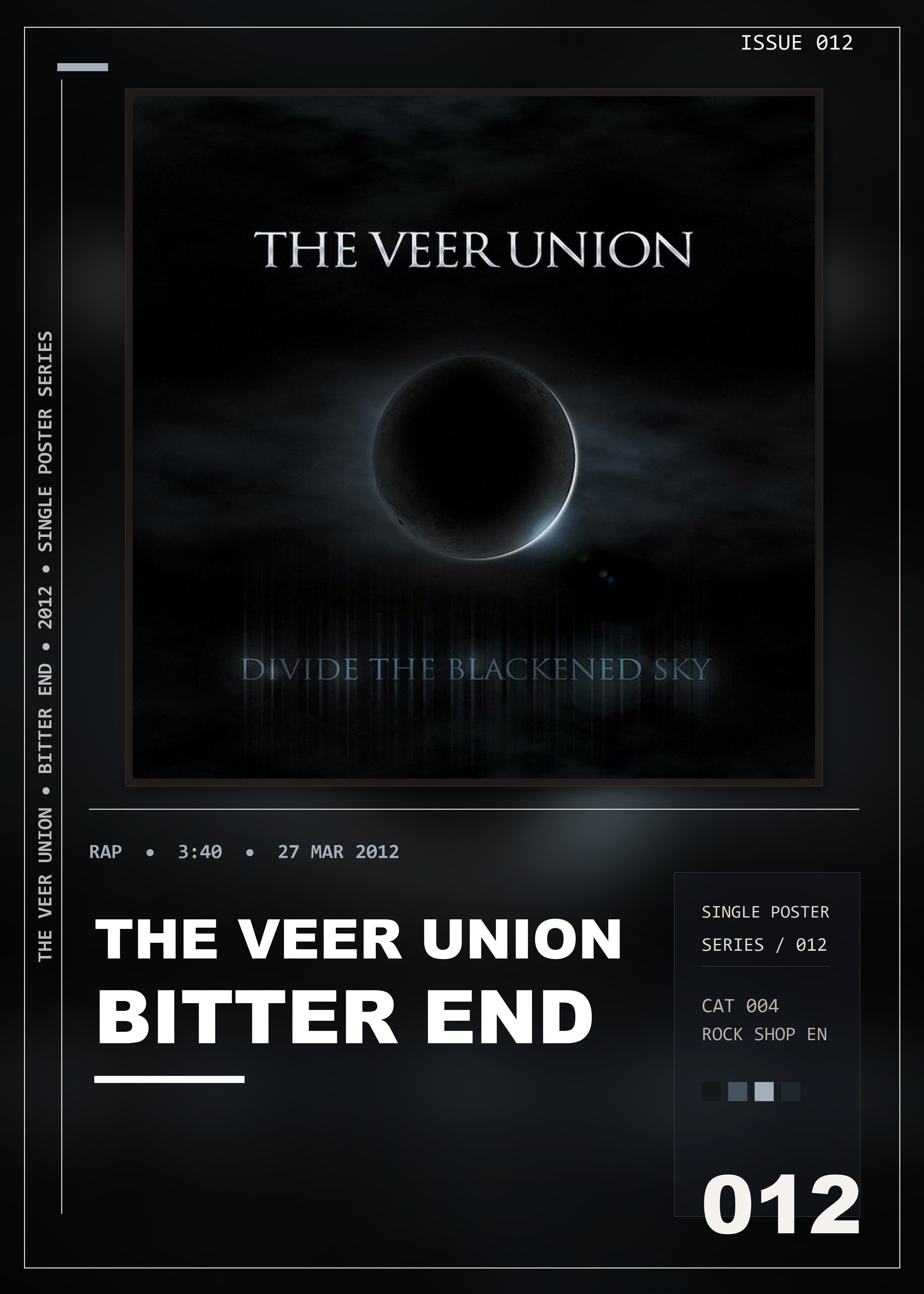 Music poster: The Veer Union - Bitter End