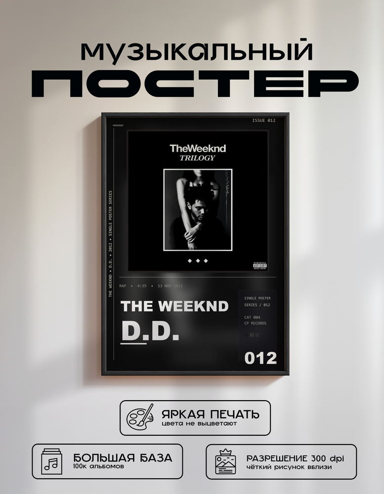 Music poster: The Weeknd - DD