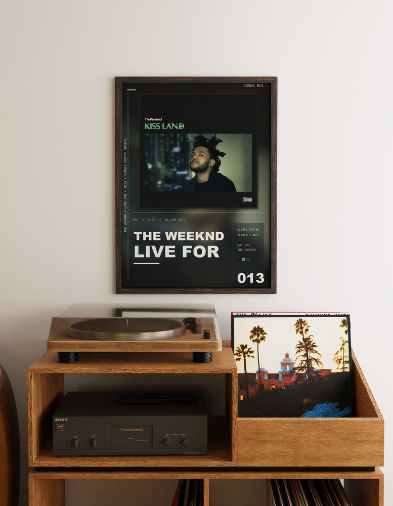 Music poster: The Weeknd - Live For