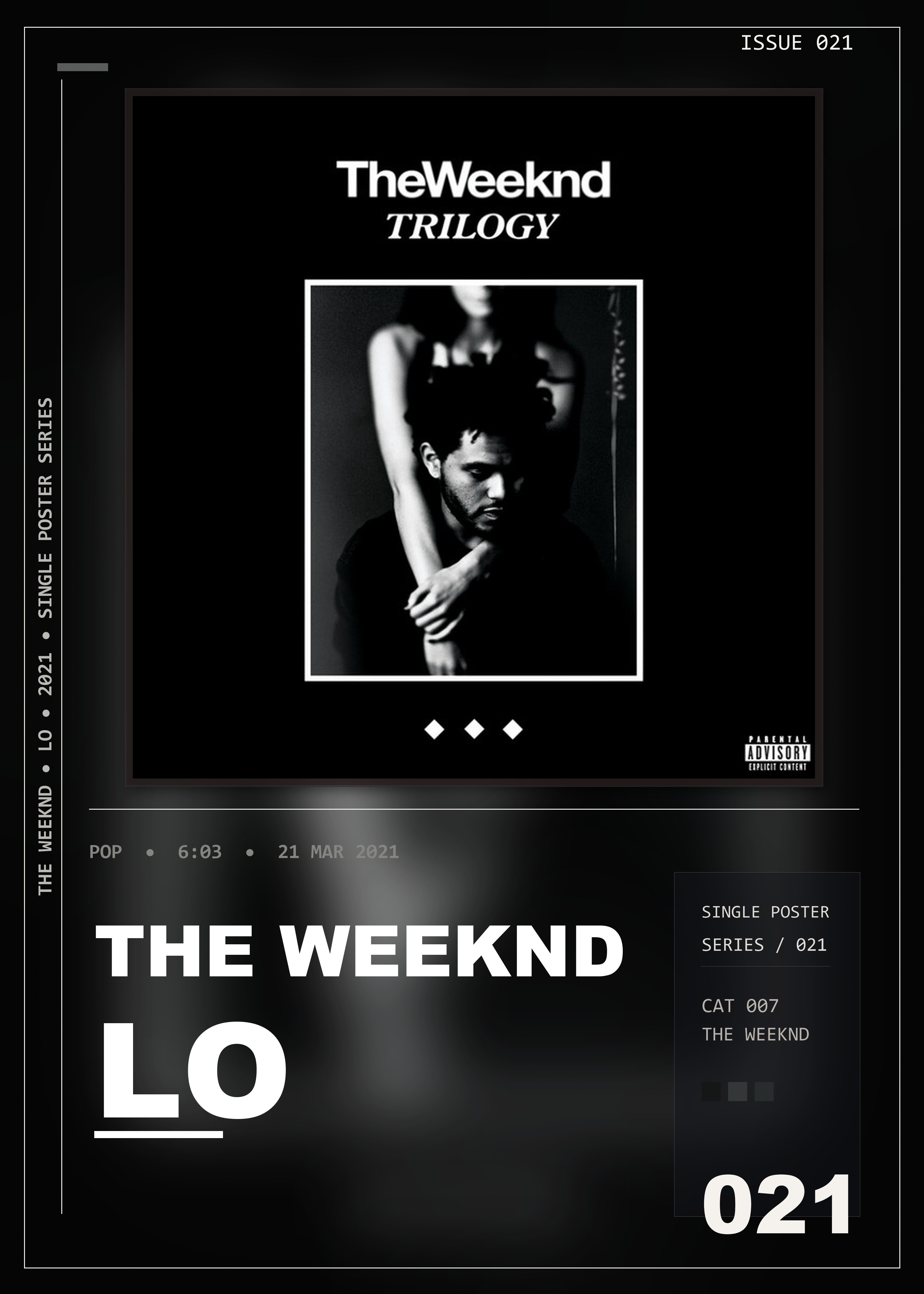 Music poster: The Weeknd - Loft Music