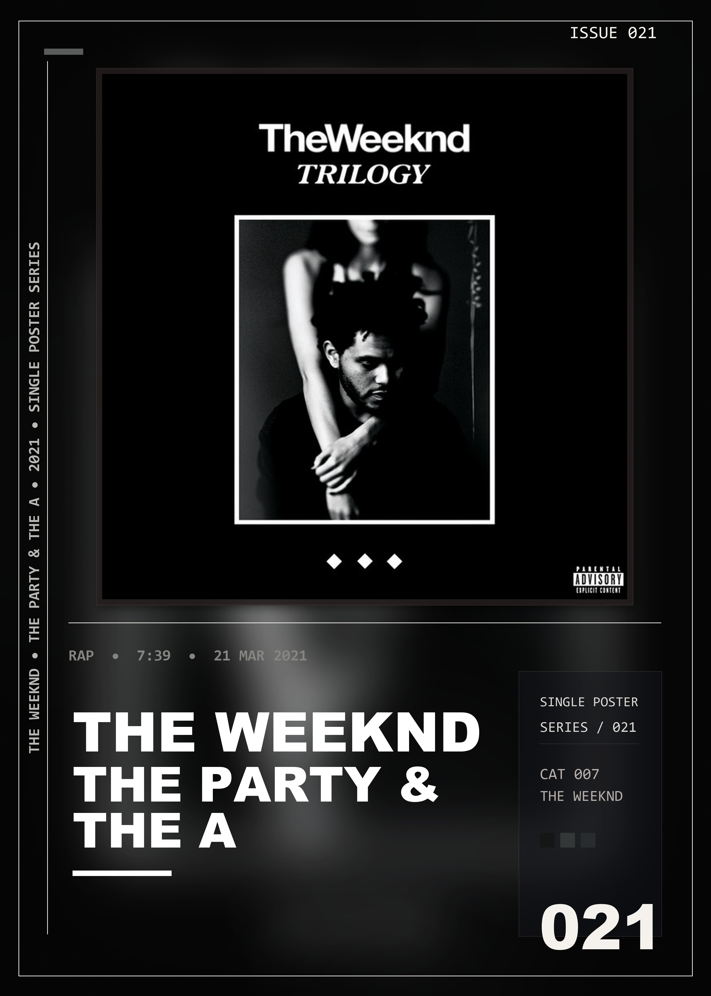 Music poster: The Weeknd - The Party The After Party