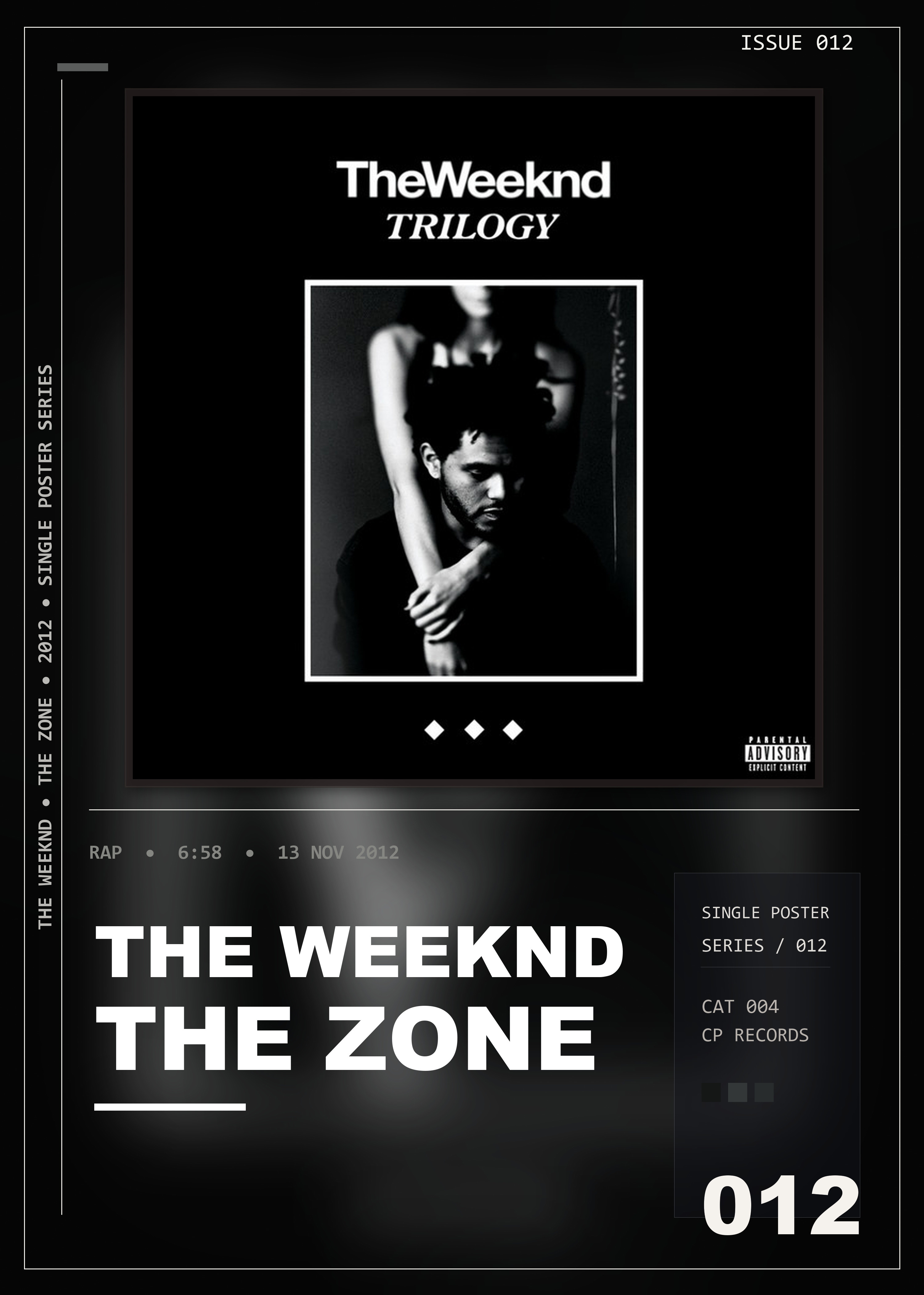 Music poster: The Weeknd - The Zone