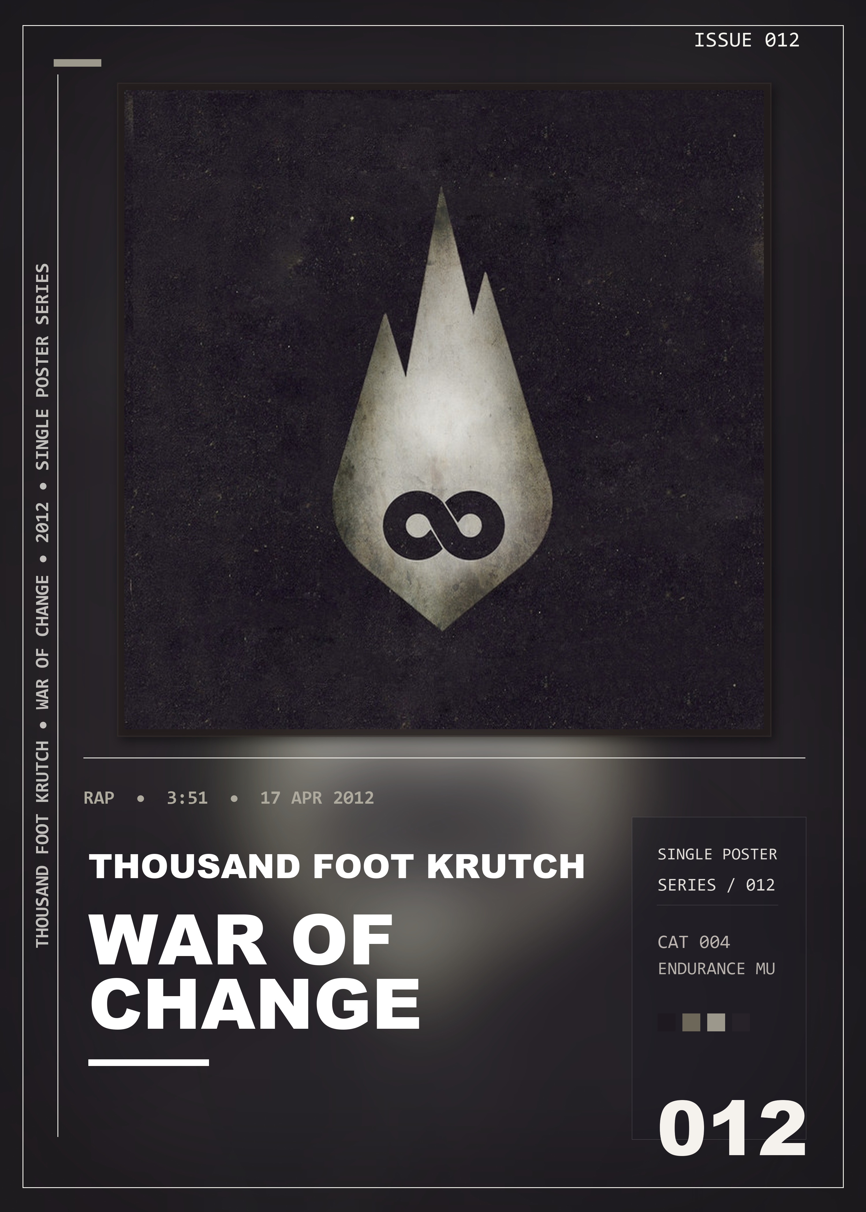 Music poster: Thousand Foot Krutch - War of Change