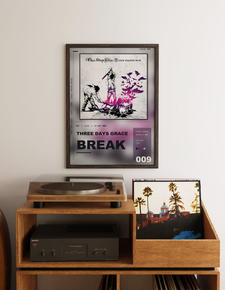 Music poster: Three Days Grace - Break