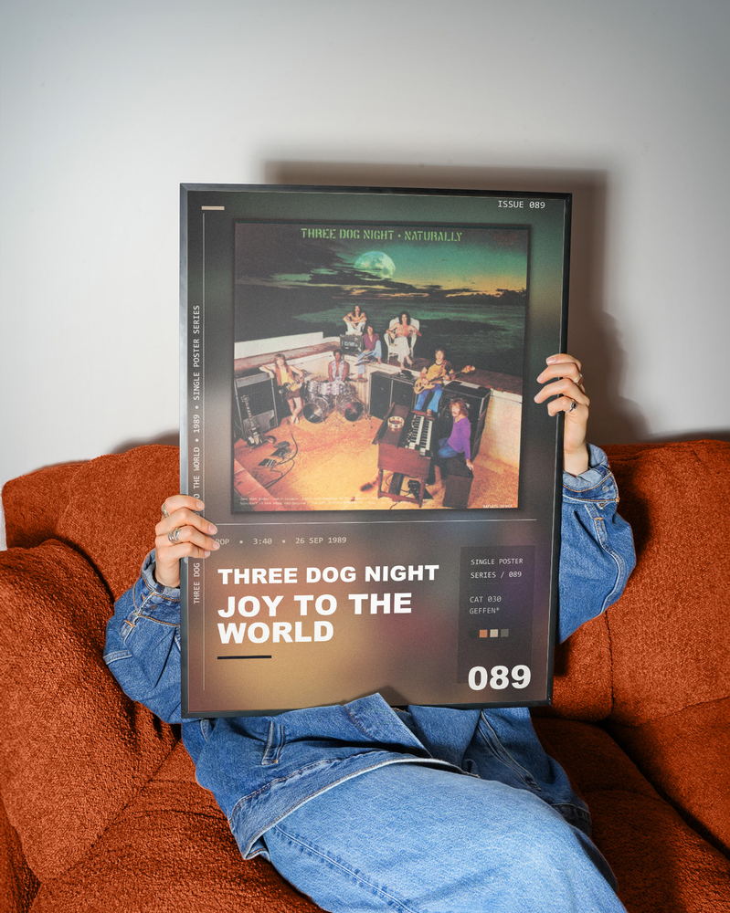 Music poster: Three Dog Night - Joy To The World