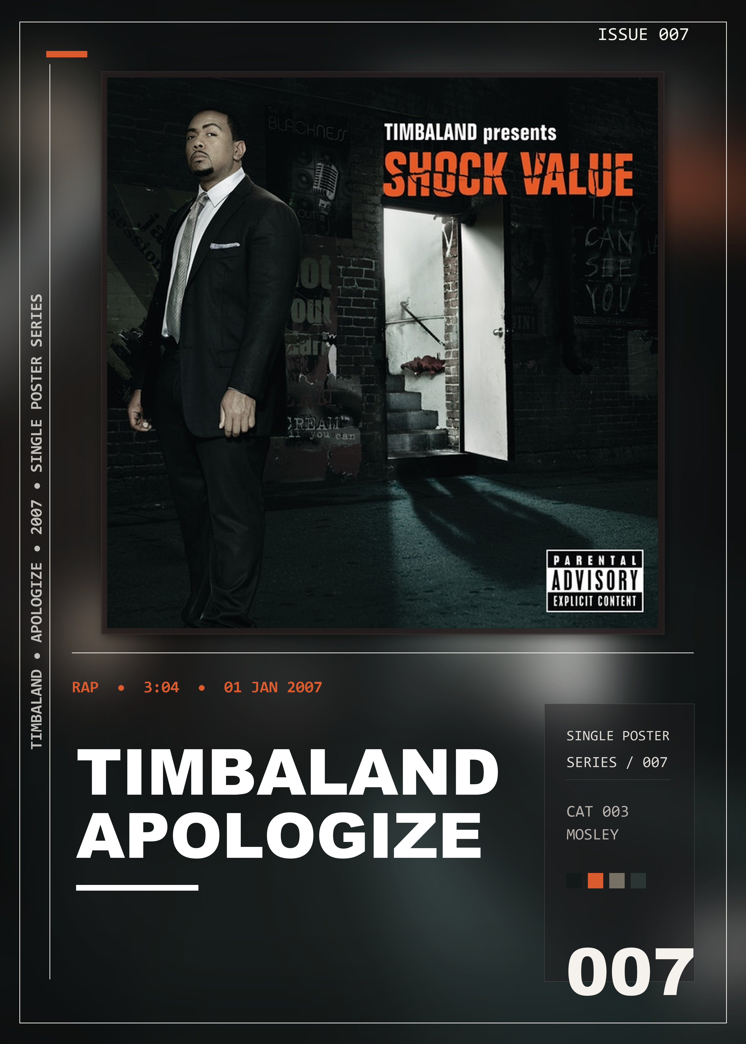 Music poster: Timbaland - Apologize