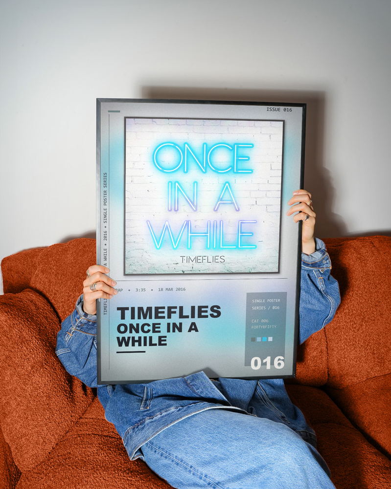 Music poster: Timeflies - Once In a While
