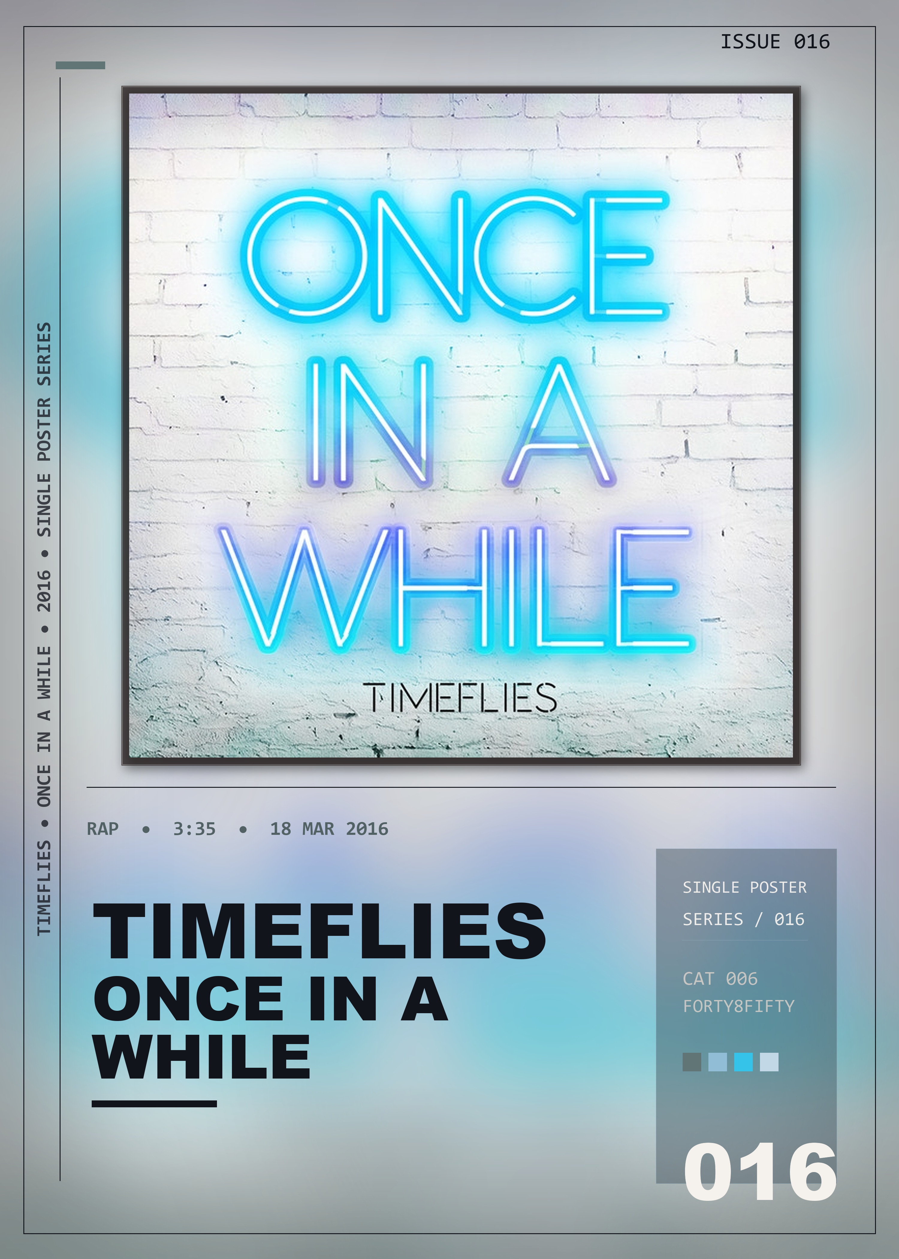 Music poster: Timeflies - Once In a While