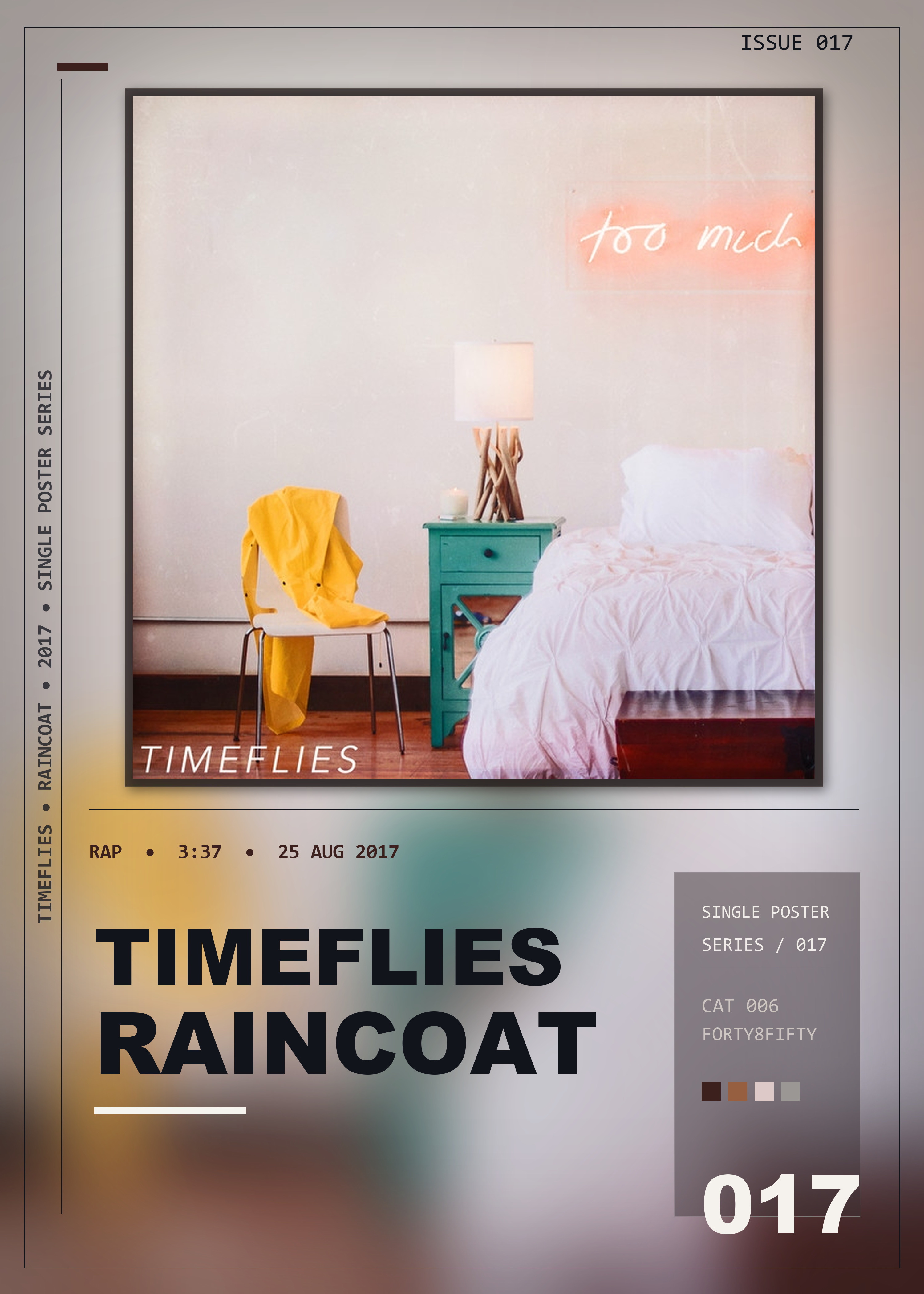 Music poster: Timeflies - Raincoat
