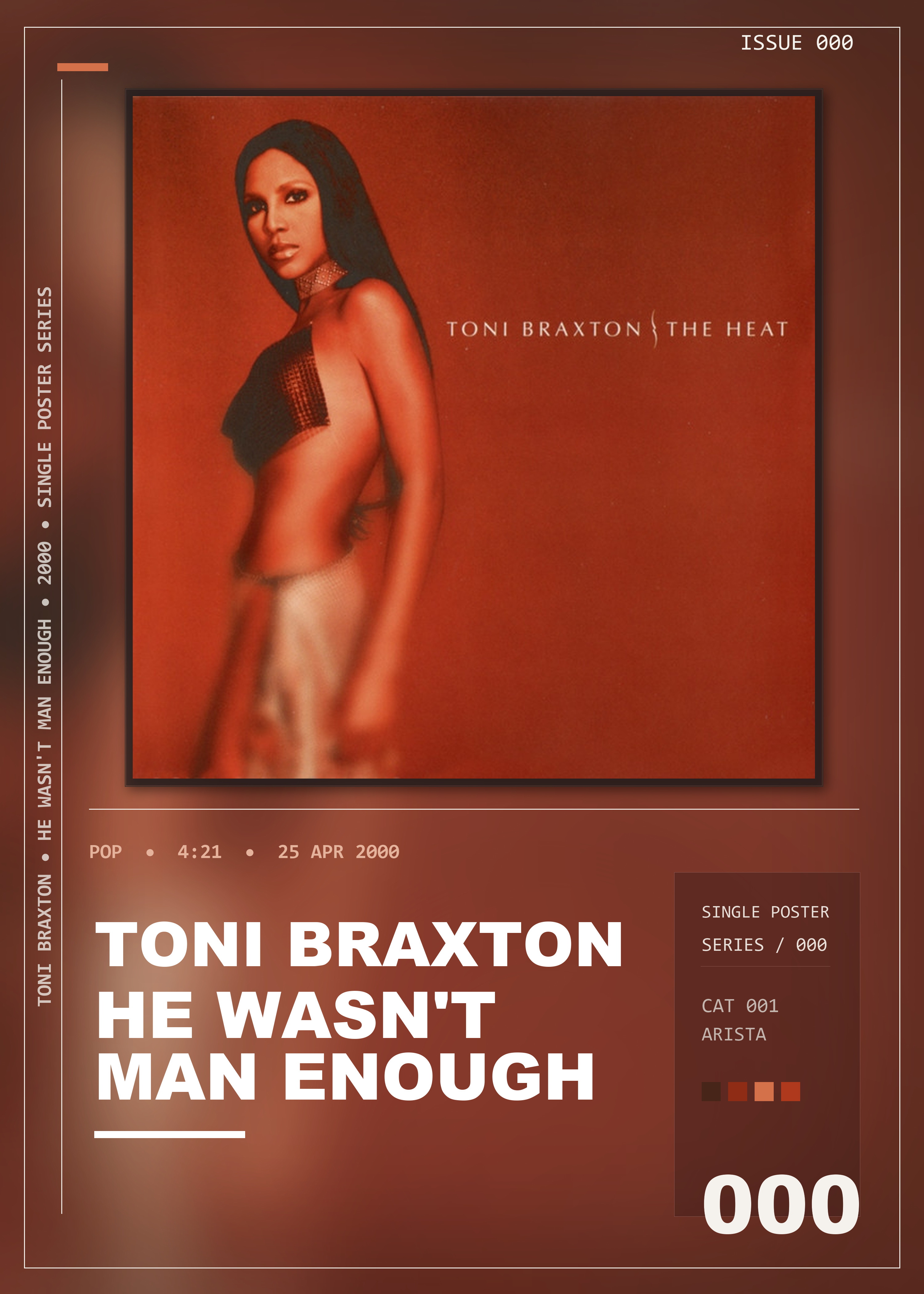 Music poster: Toni Braxton - He Wasnt Man Enough