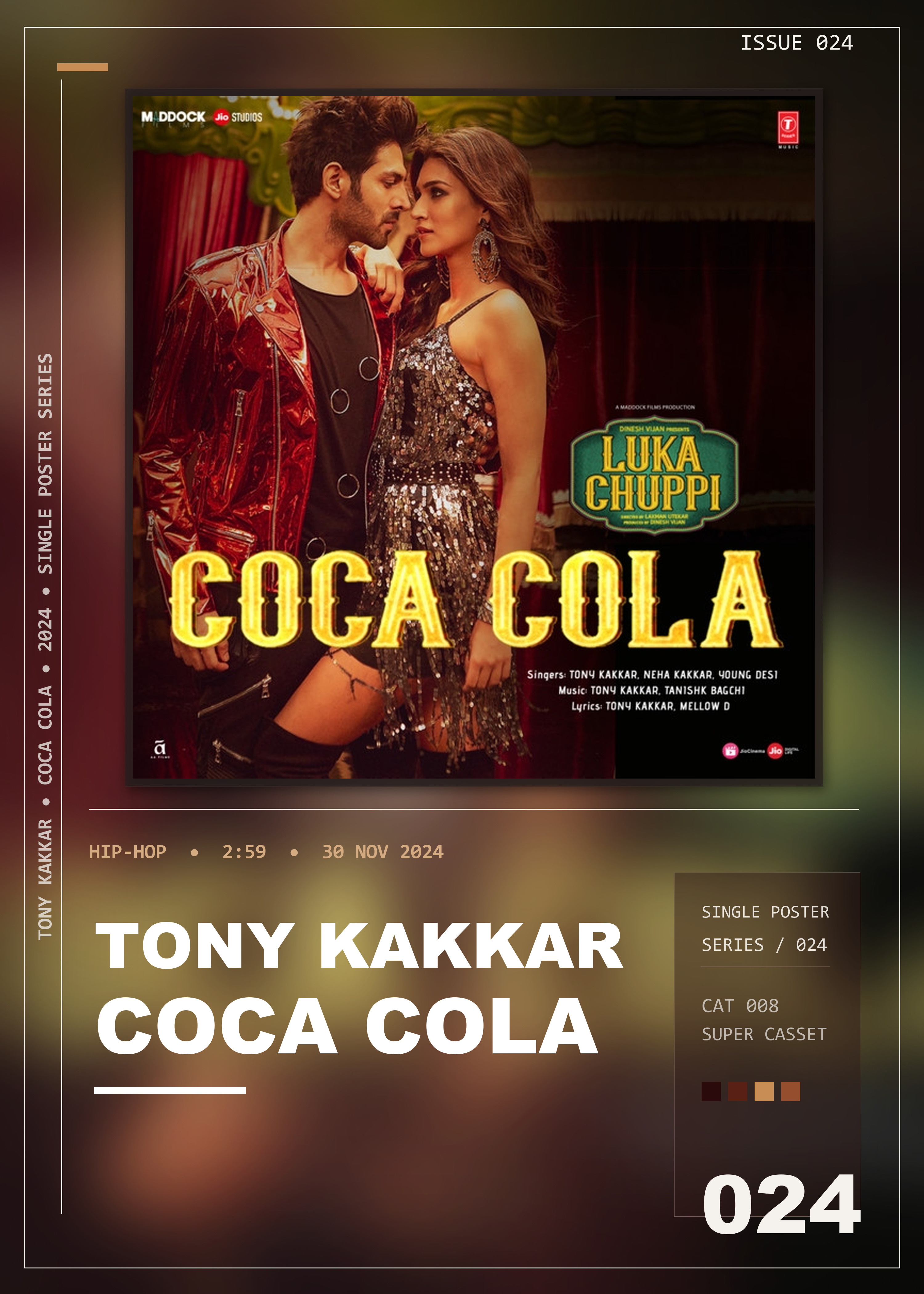 Music poster: Tony Kakkar - Coca Cola From Luka Chuppi