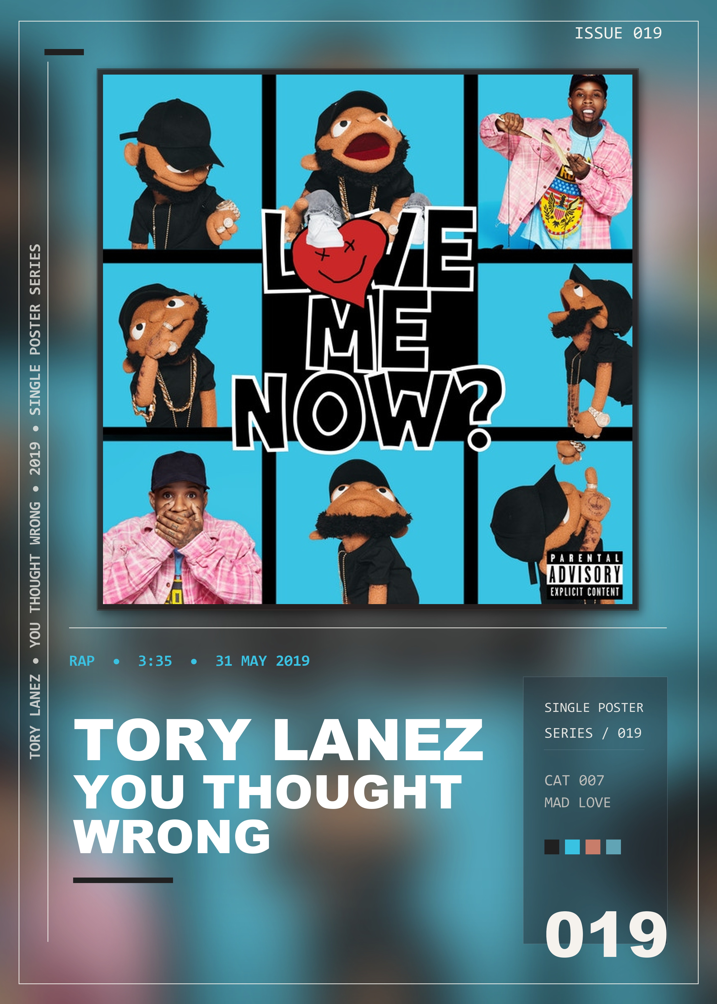 Music poster: Tory Lanez - YoU ThouGHt WrONg