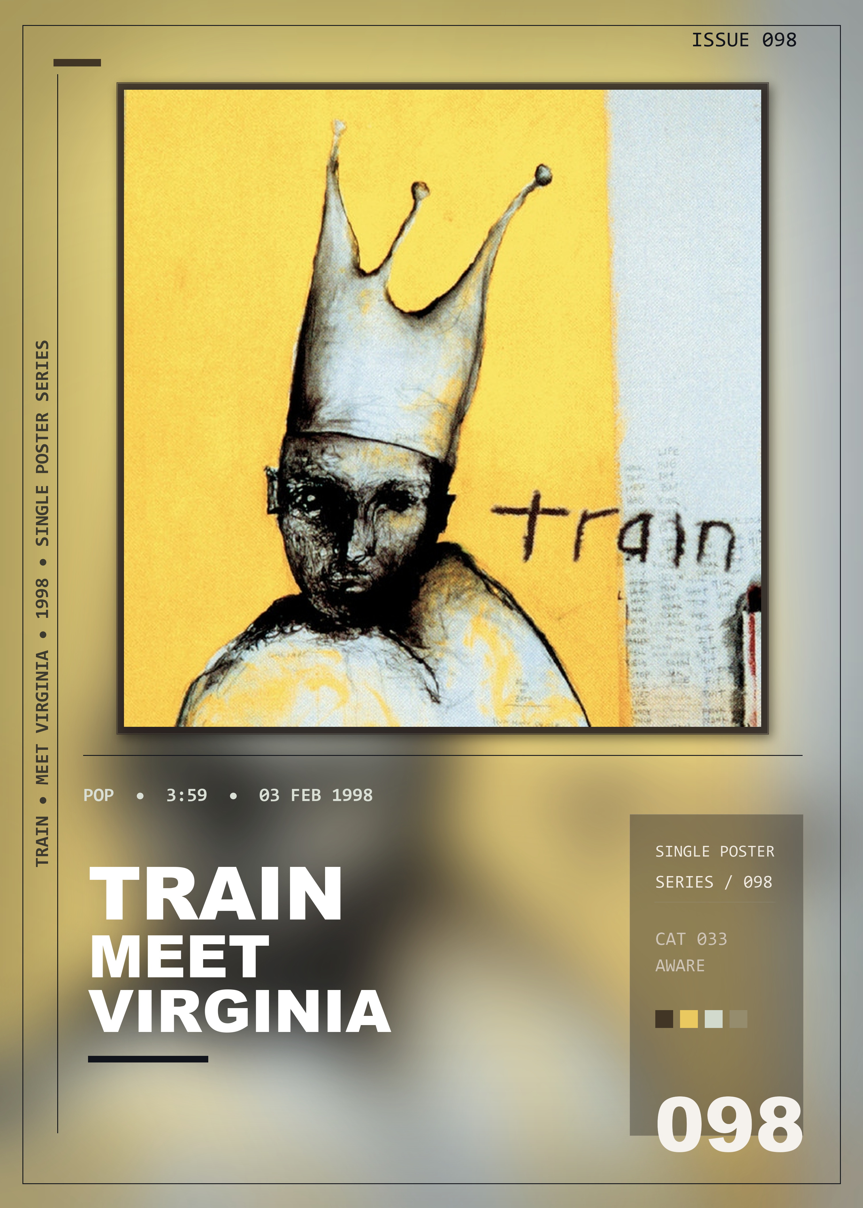 Music poster: Train - Meet Virginia