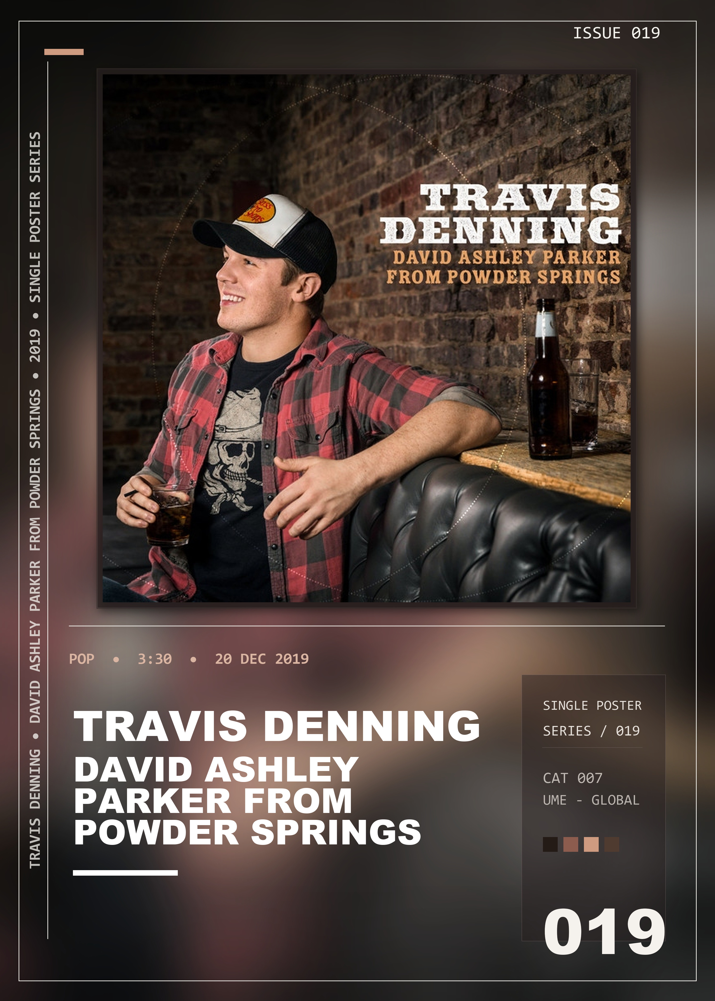 Music poster: Travis Denning - David Ashley Parker From Powder Springs