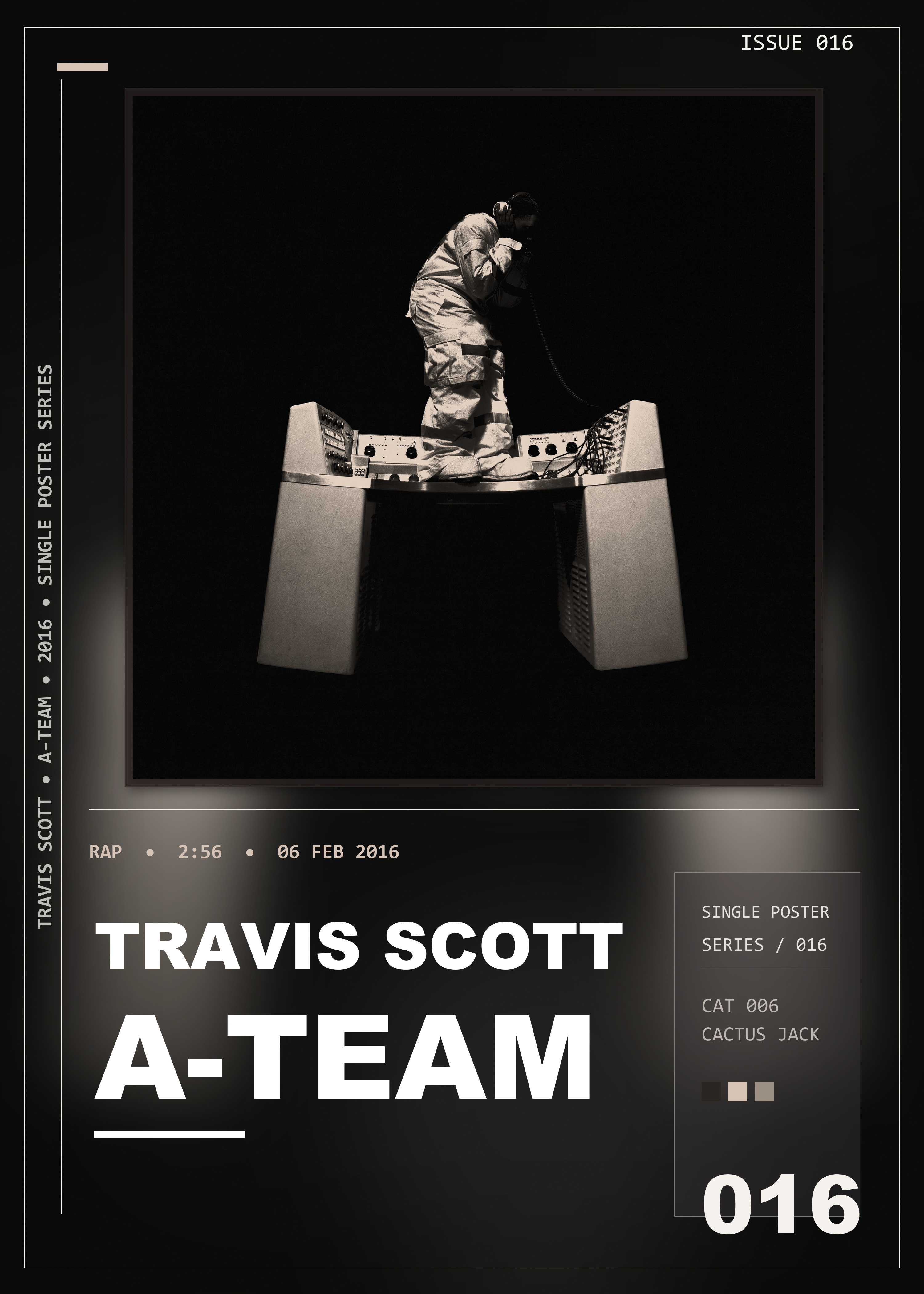 Music poster: Travis Scott - A-Team