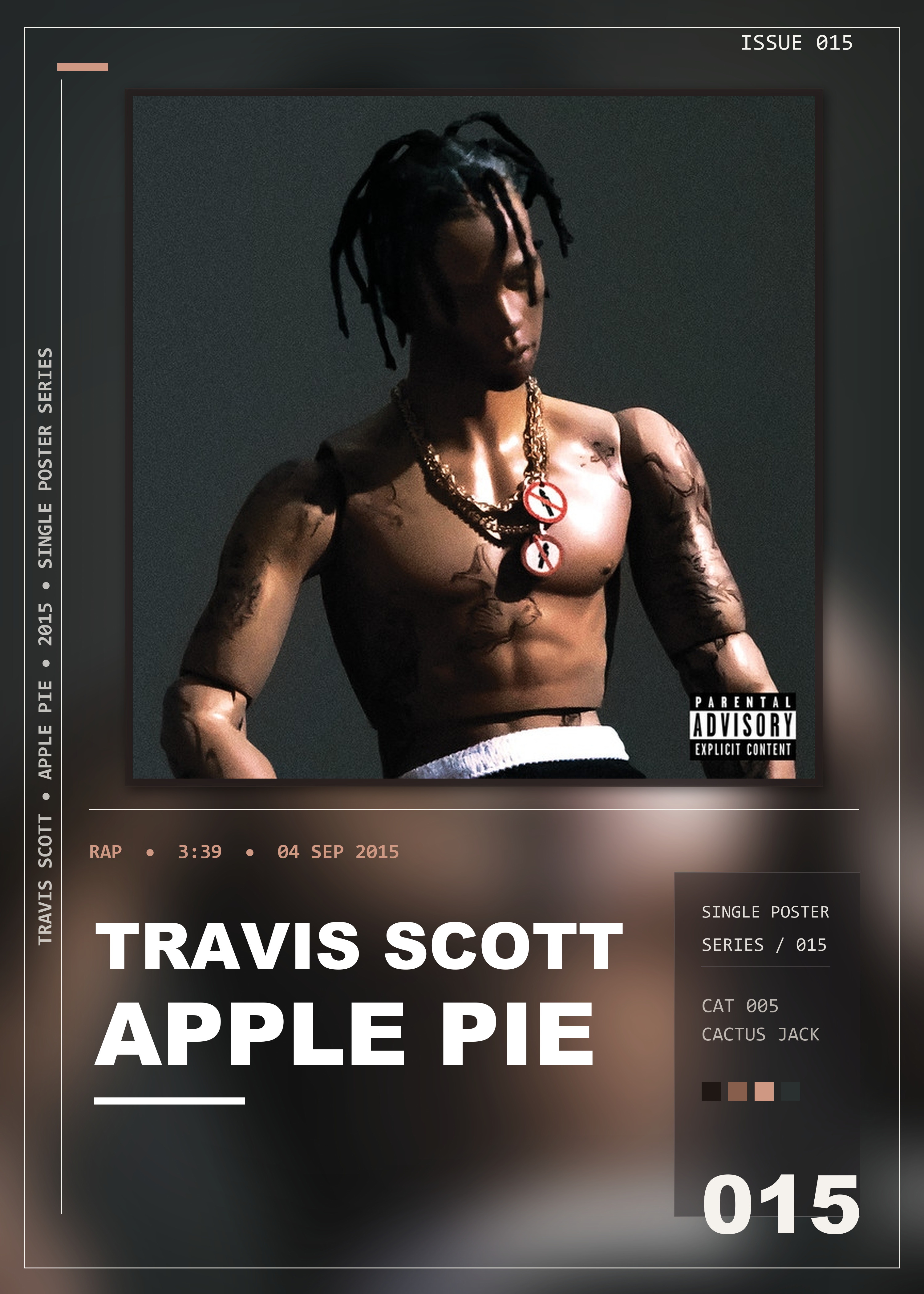 Music poster: Travis Scott - Apple Pie