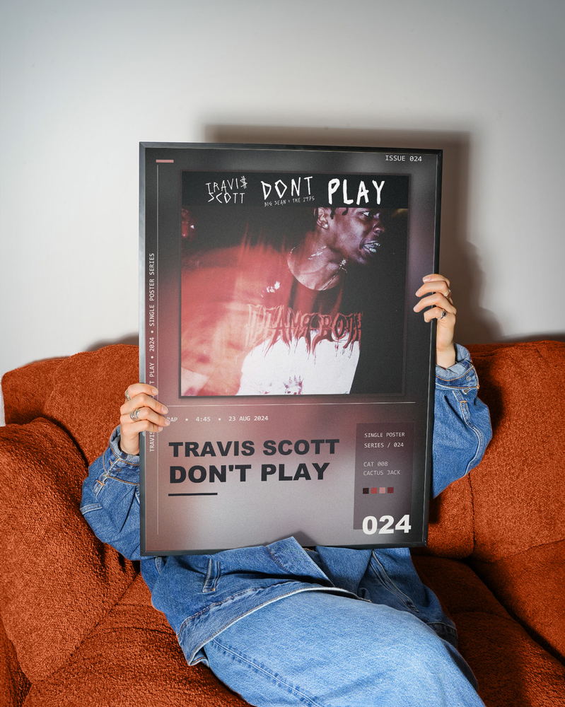 Music poster: Travis Scott - Dont Play