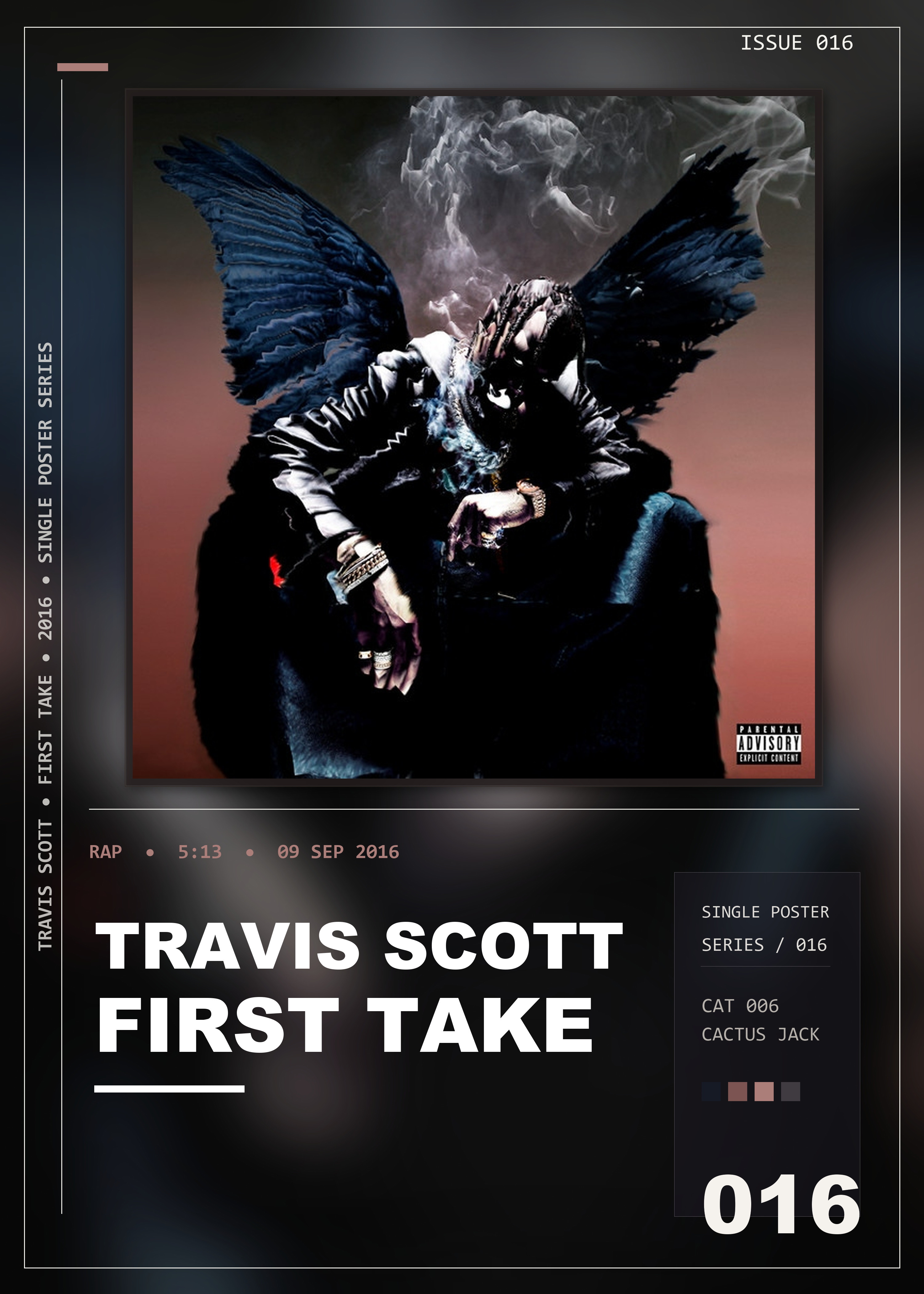 Music poster: Travis Scott - first take