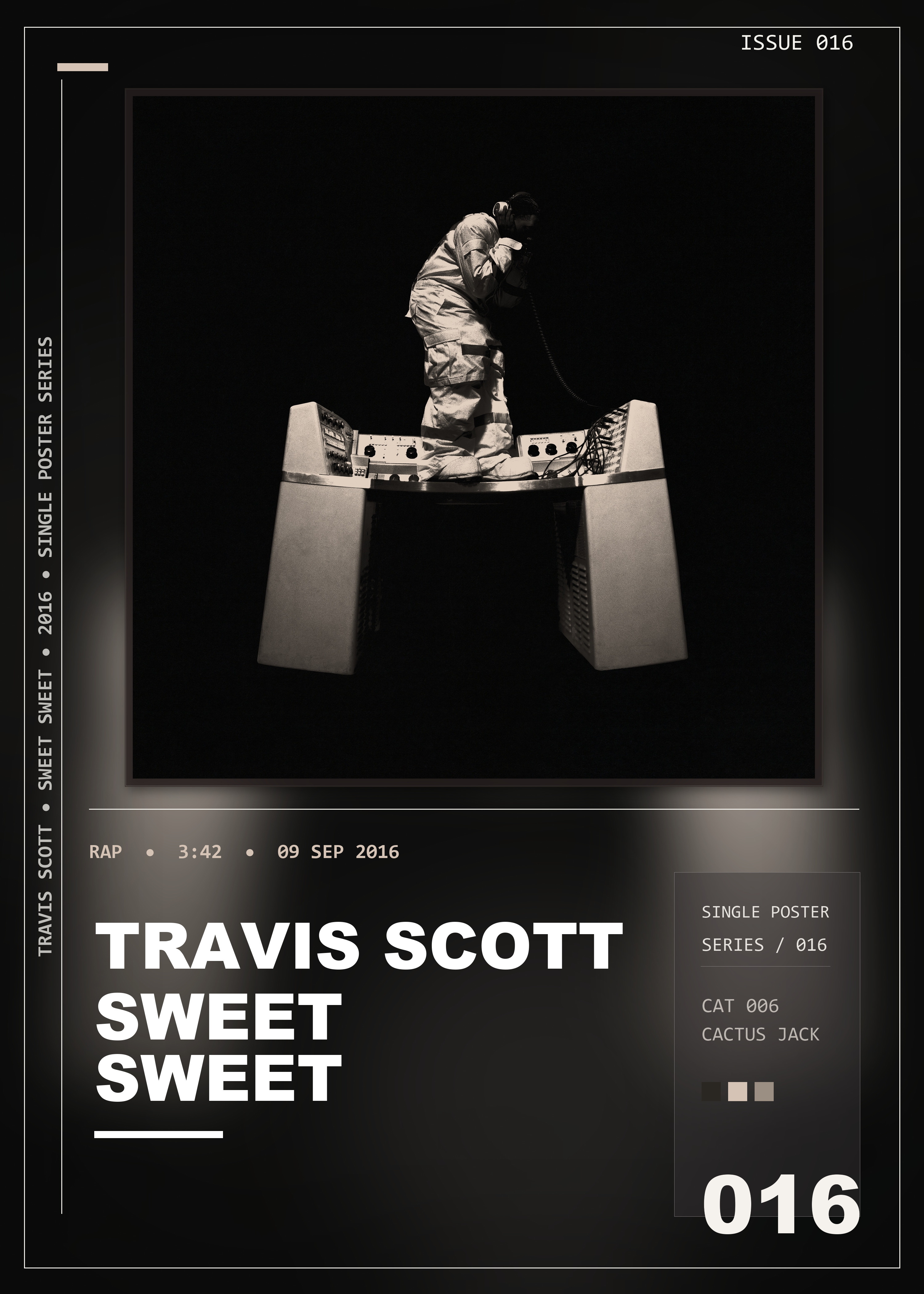 Music poster: Travis Scott - sweet sweet