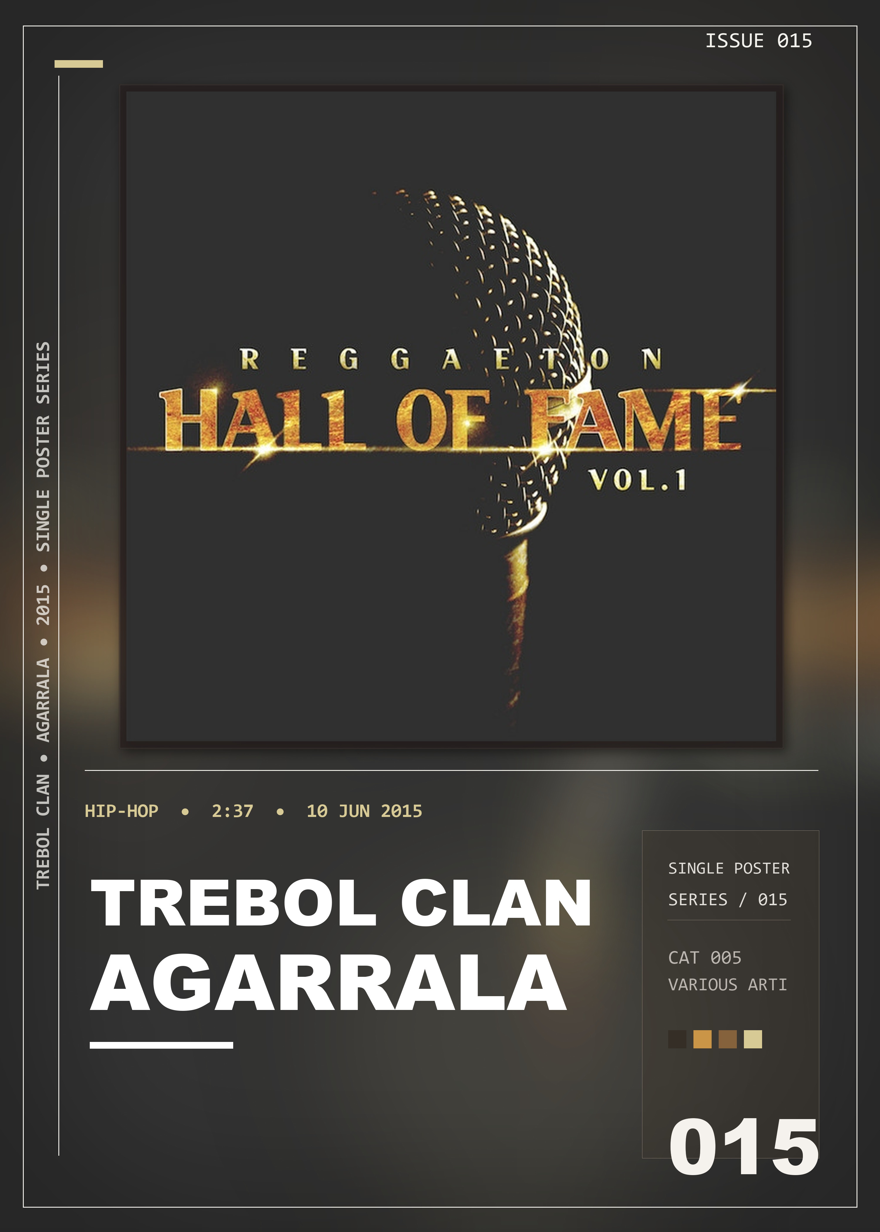 Music poster: Trebol Clan - Agarrala